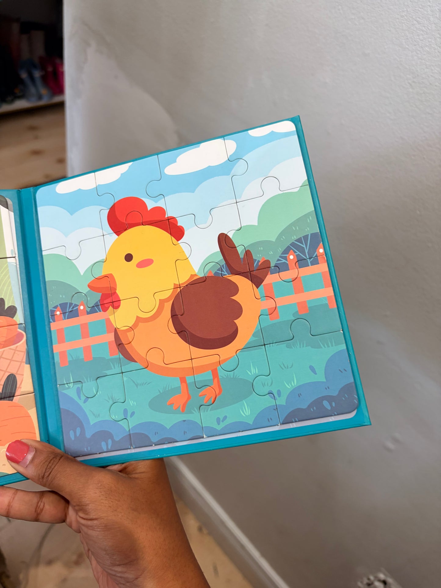 Three in one animals levelled puzzle