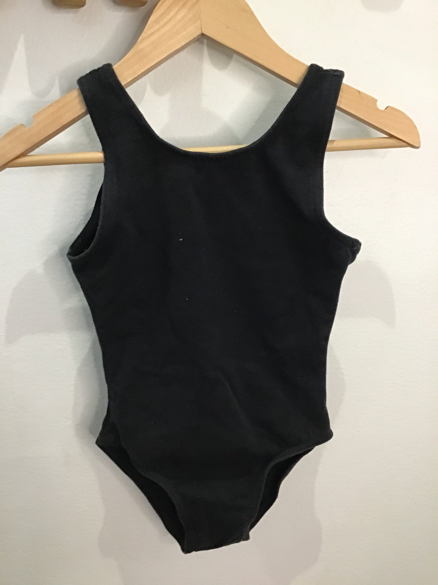 Mondor black dance leotard 6-7y