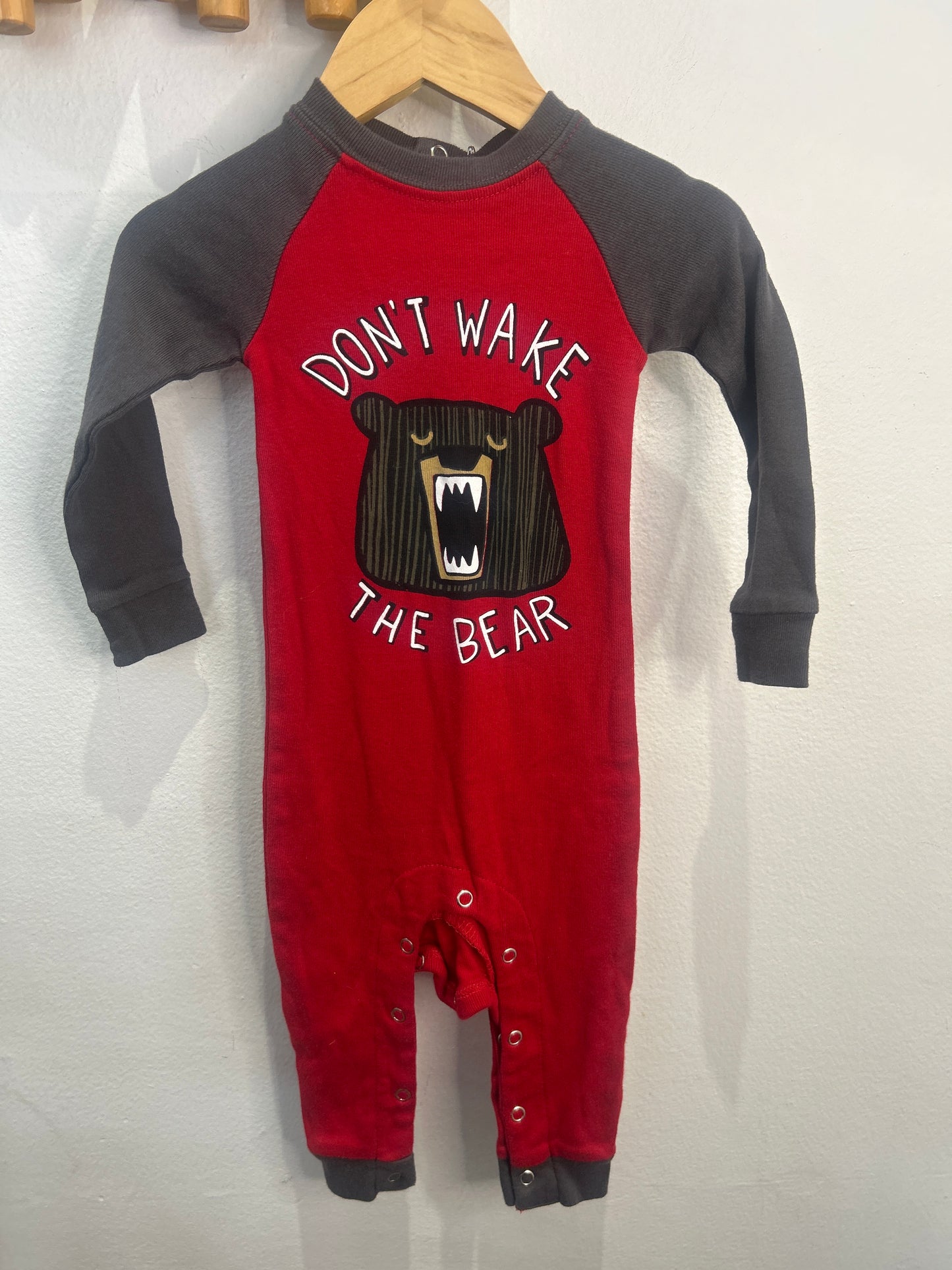 Don't wake the bear romper 12m