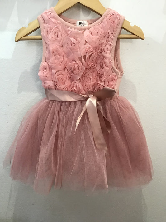 Pink tulle fancy dress 9m