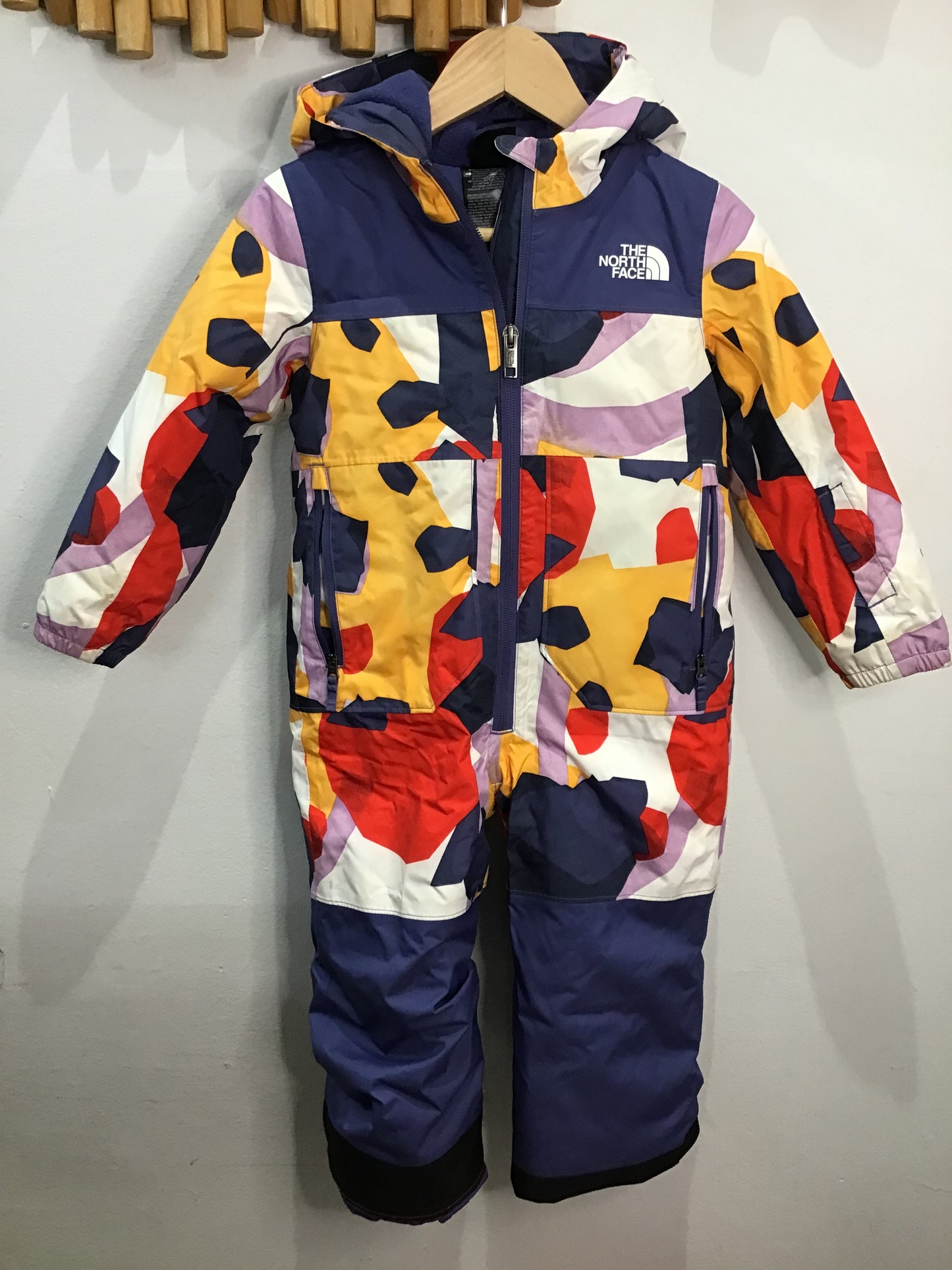 The North Face colourful snowsuit 3y