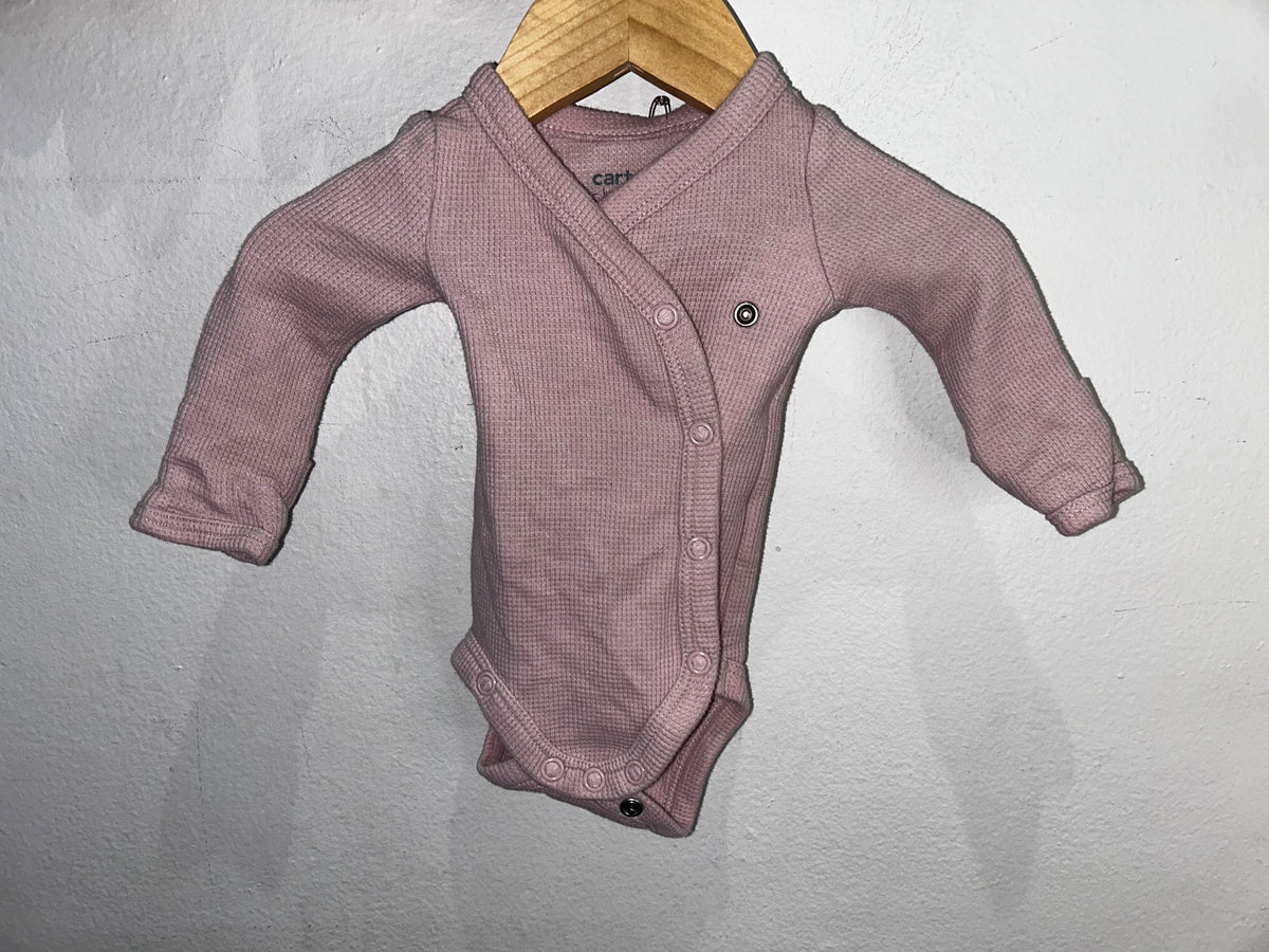 Pink onesie preemie