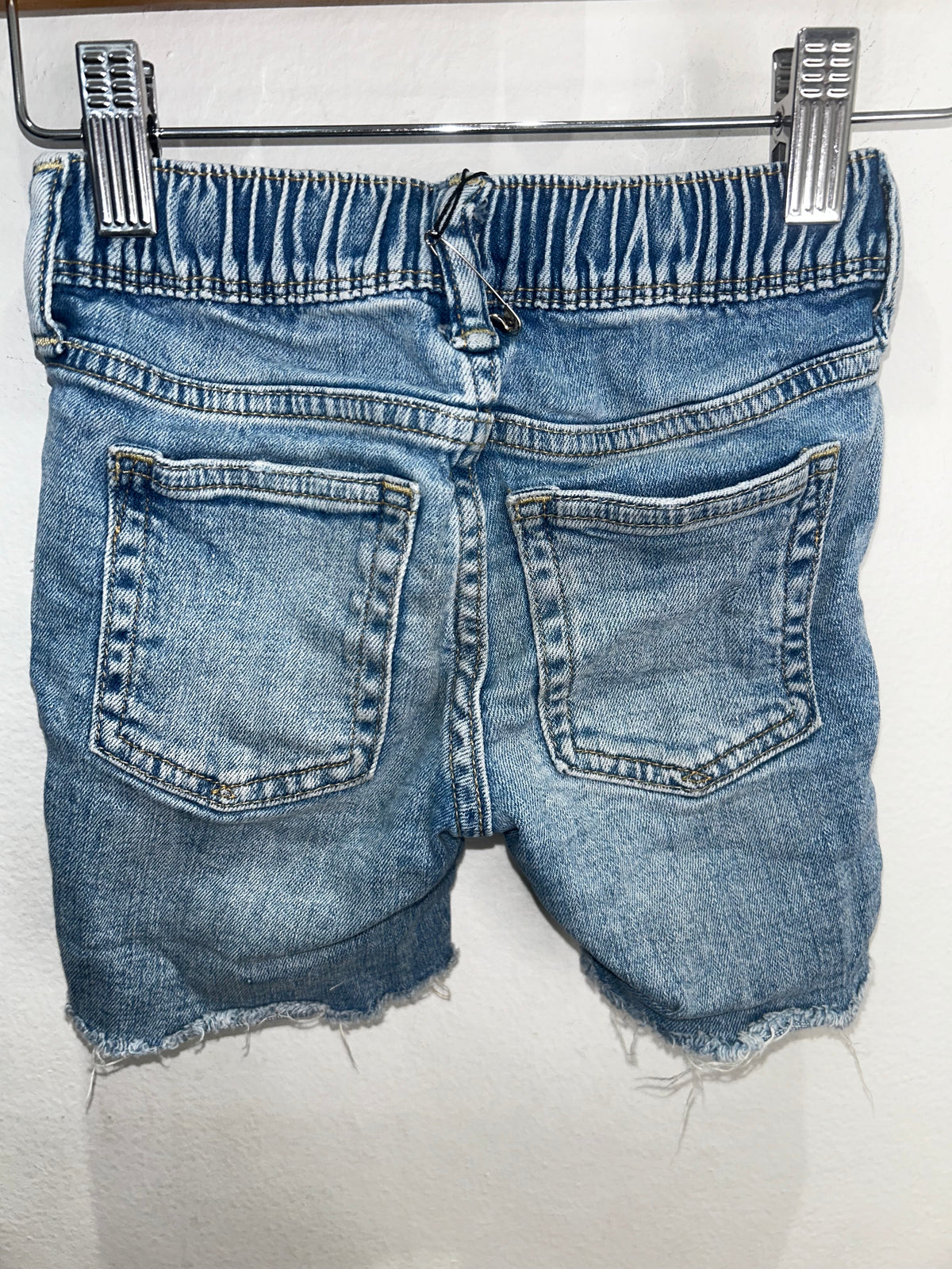 Denim cutoff distressed shorts 2y