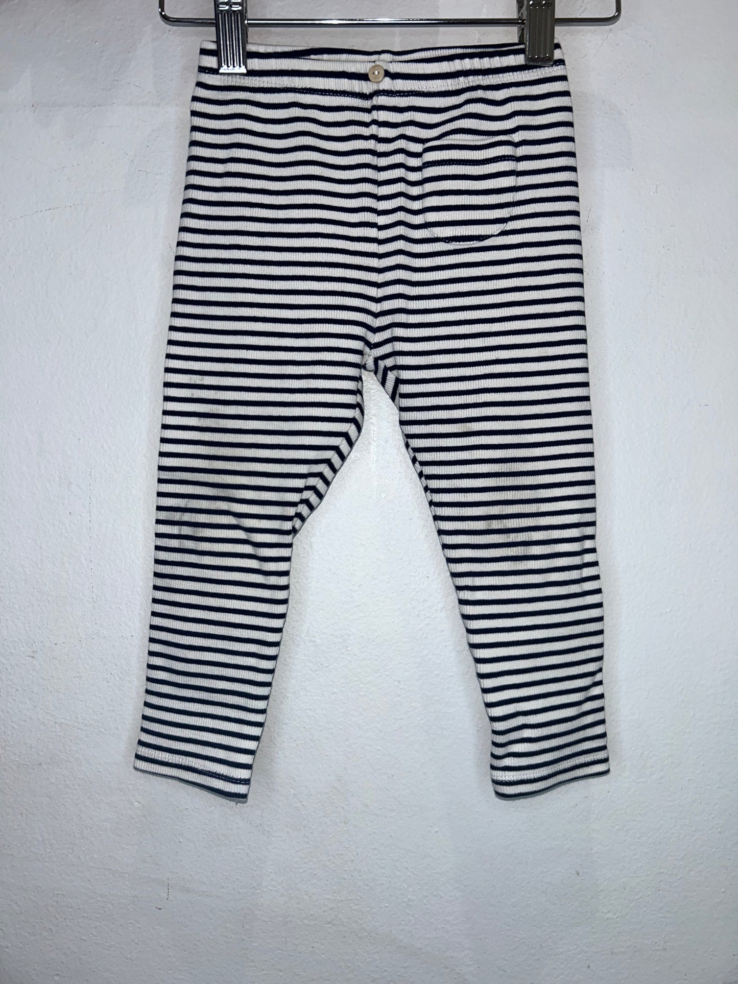 Striped ribbed pants 2-3y