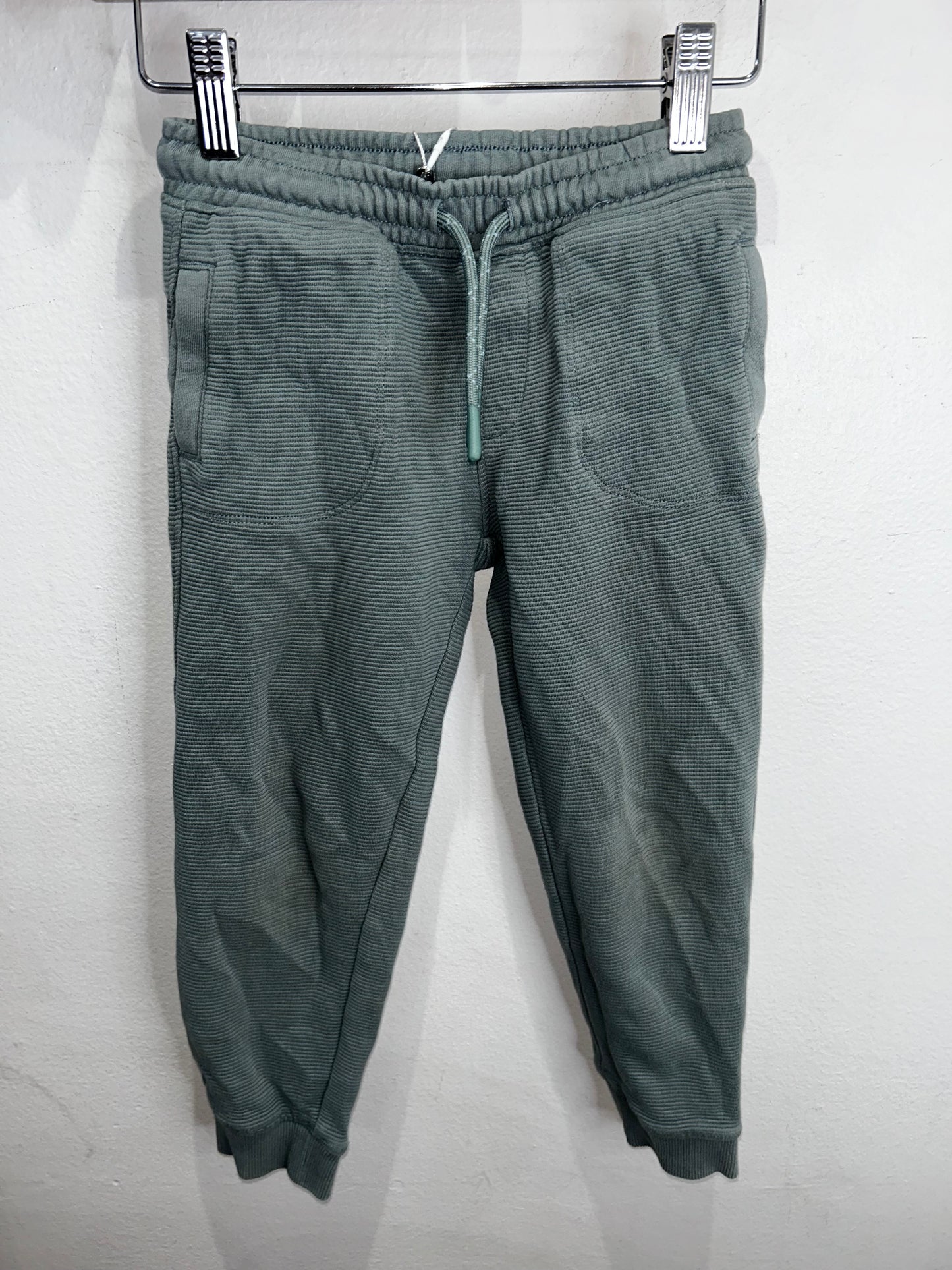 Sage textured joggers 4-5y