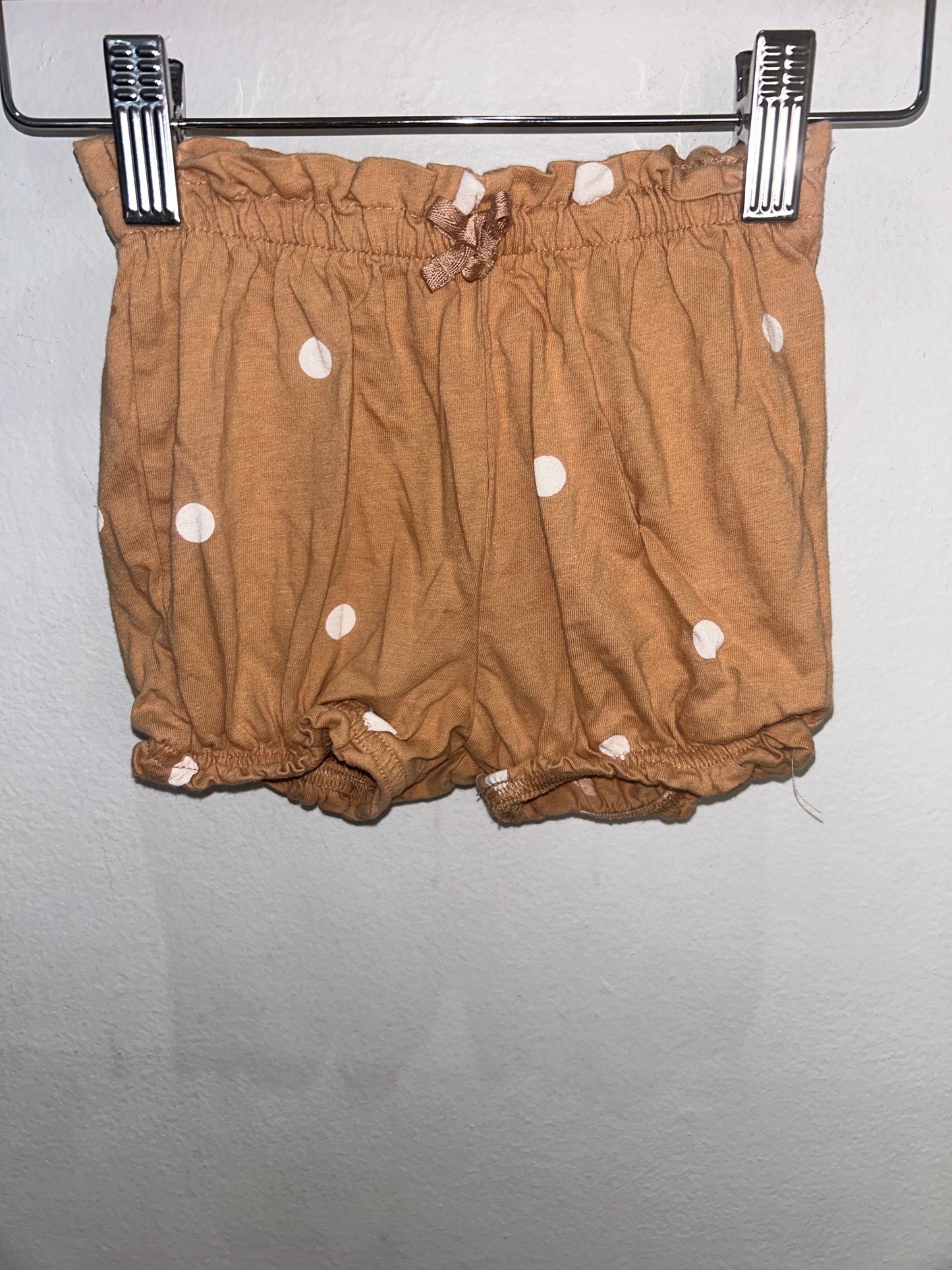 Brown dots bloomer shorts 2-3y