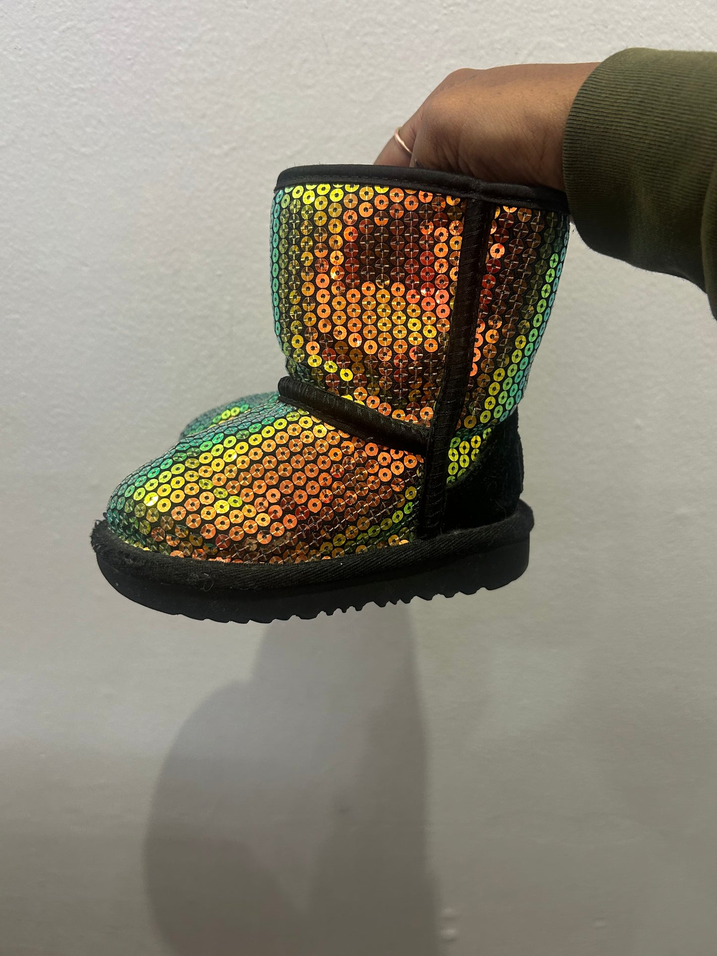 C6 colourful sequined Uggs