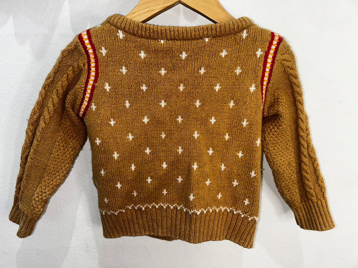 Hannah Andersson beige cardigan 18-24m (80cm)