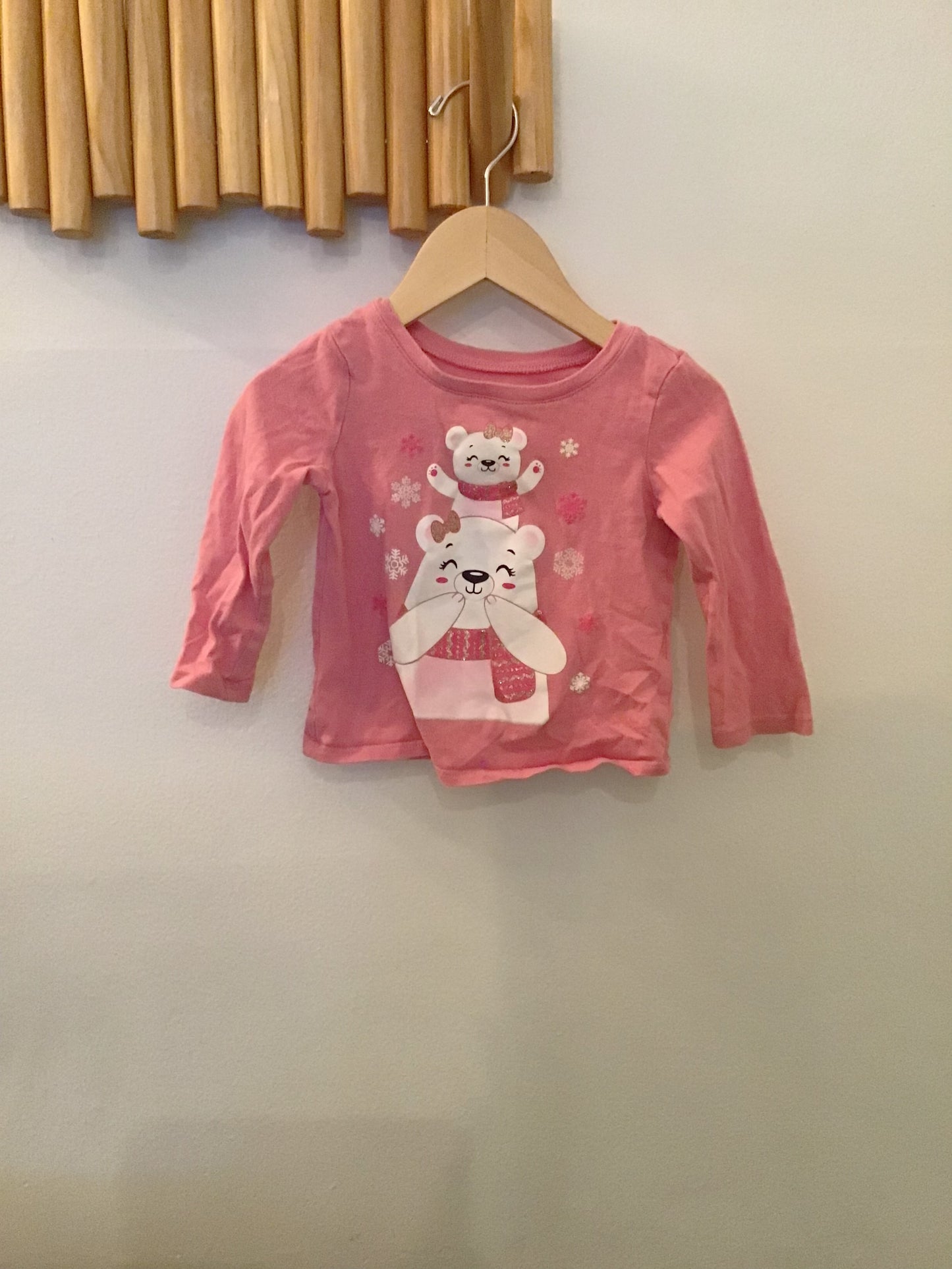 Two pack sparkly long sleeve 18m