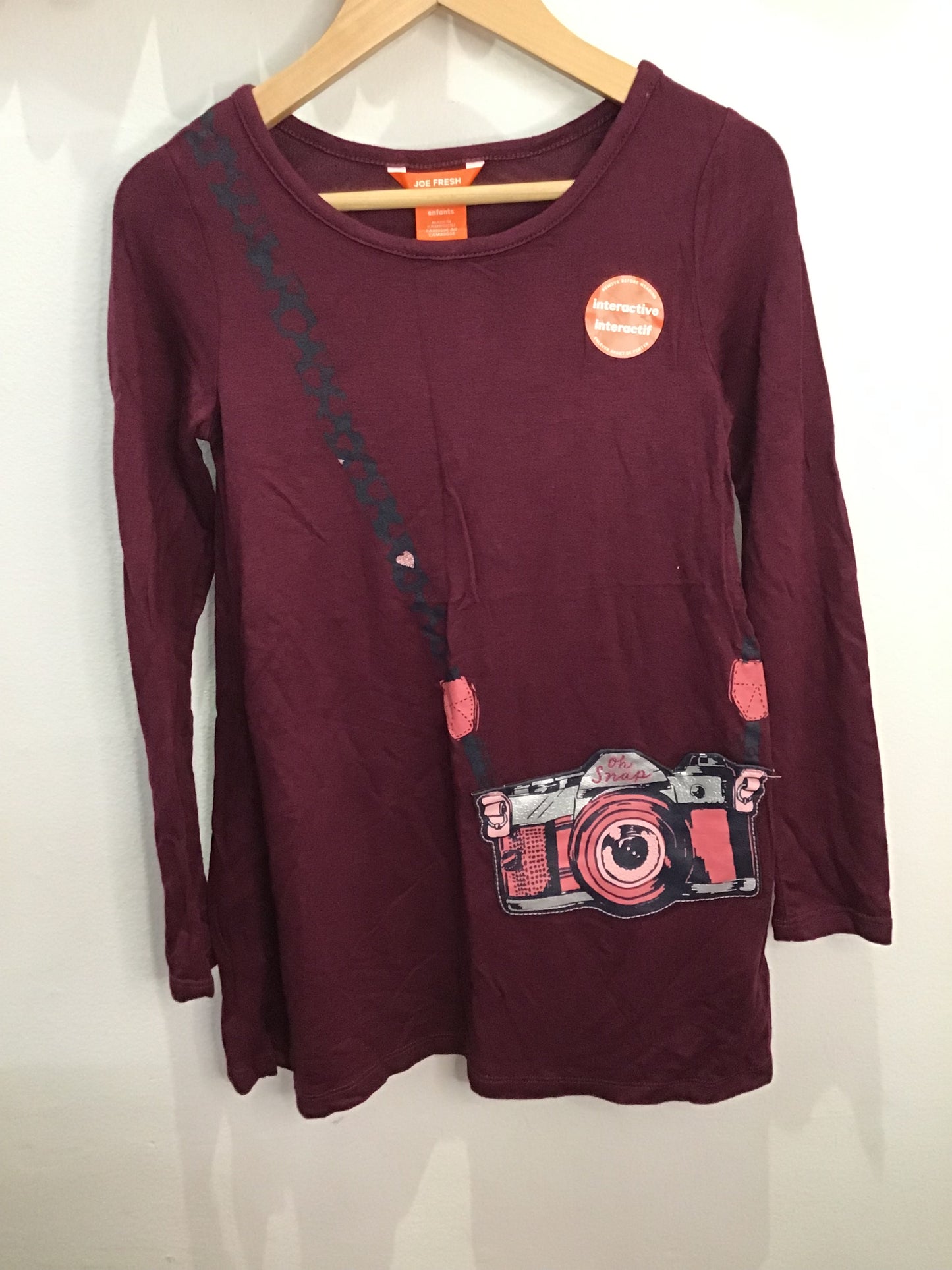 Camera interactive tunic 6y NEW