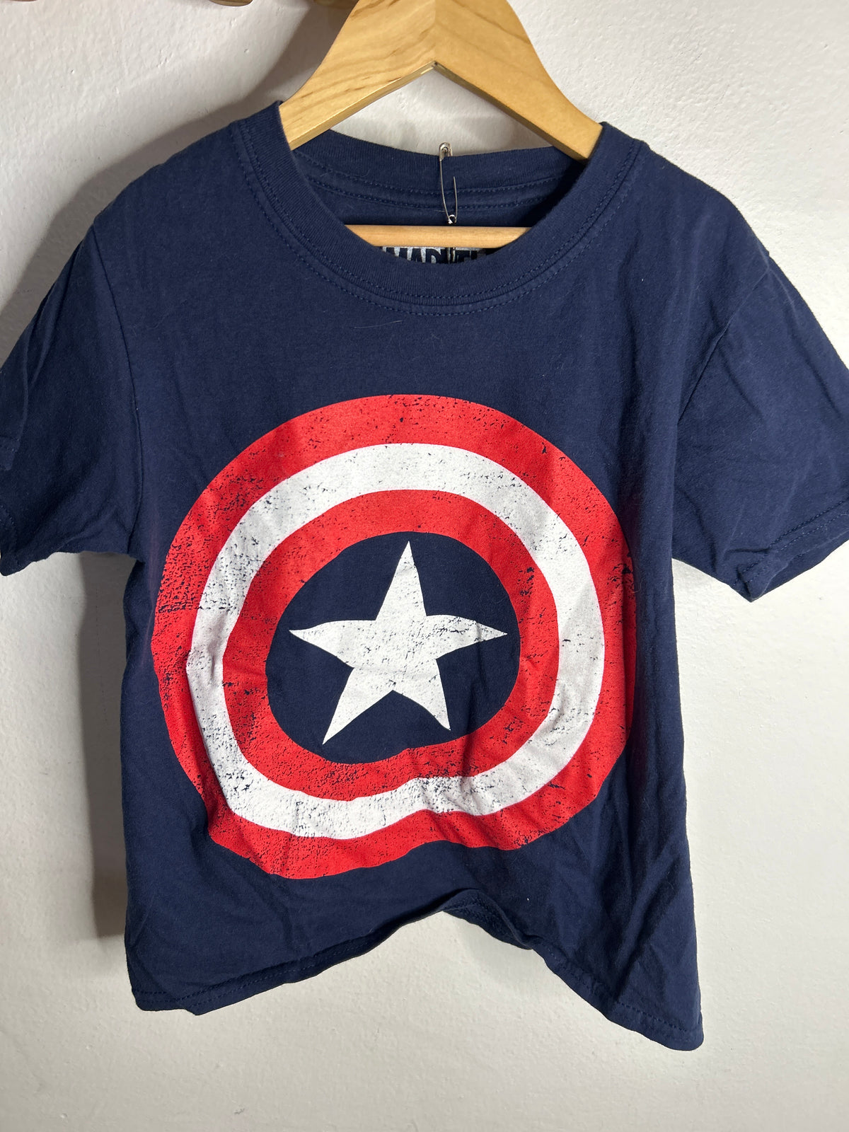 Captain America tee 7-8y