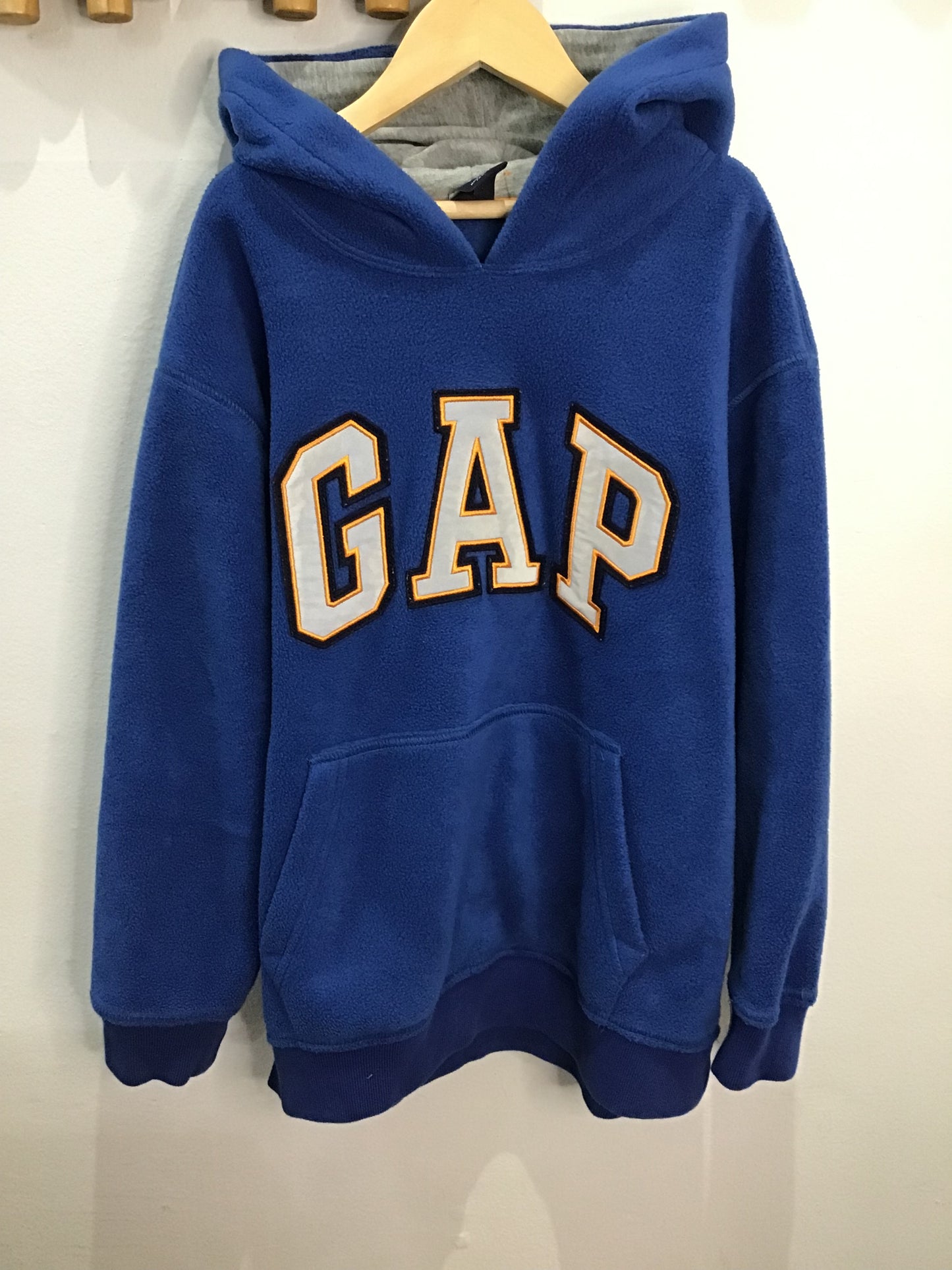 Gap blue fleece hoodie 8y