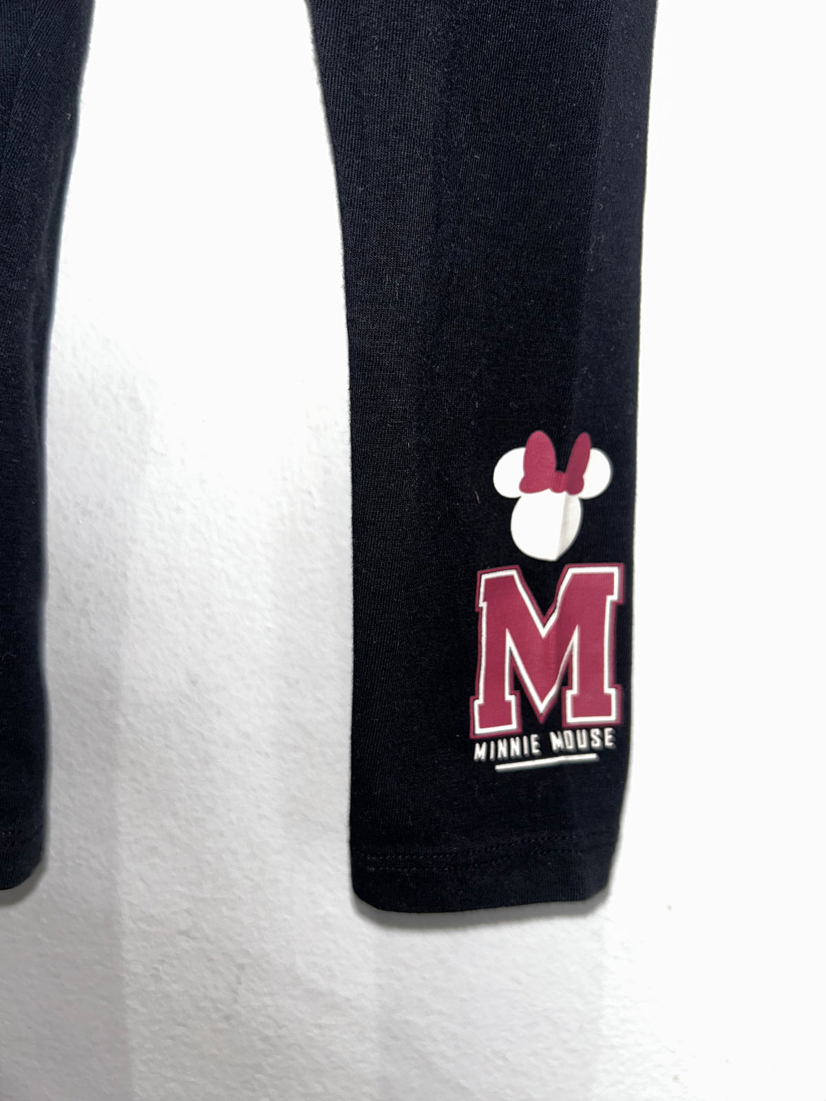 Black Minnie detail leggings 2-3y
