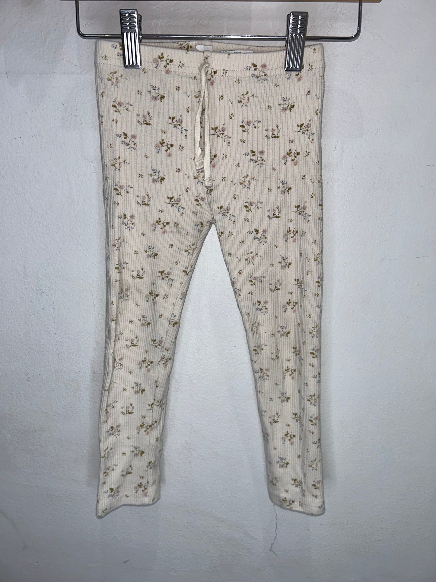 Jamie Kay bouquet ribbed leggings 4y