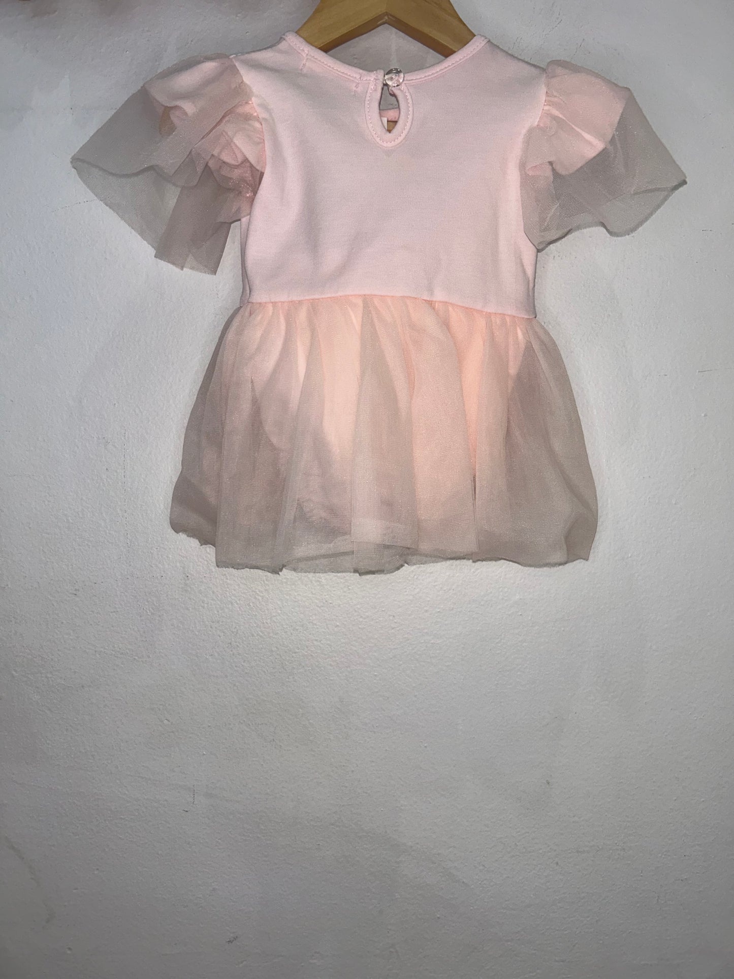 Ballet Pink Dress-NEW- 3-6m