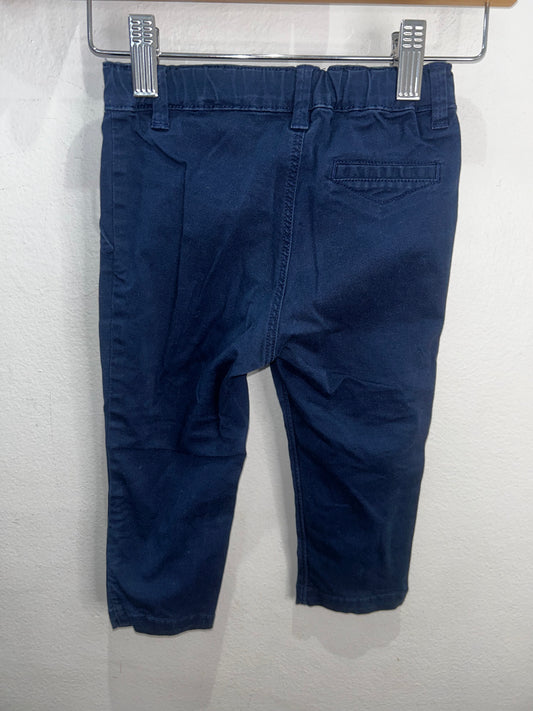 Navy chinos 9-12m