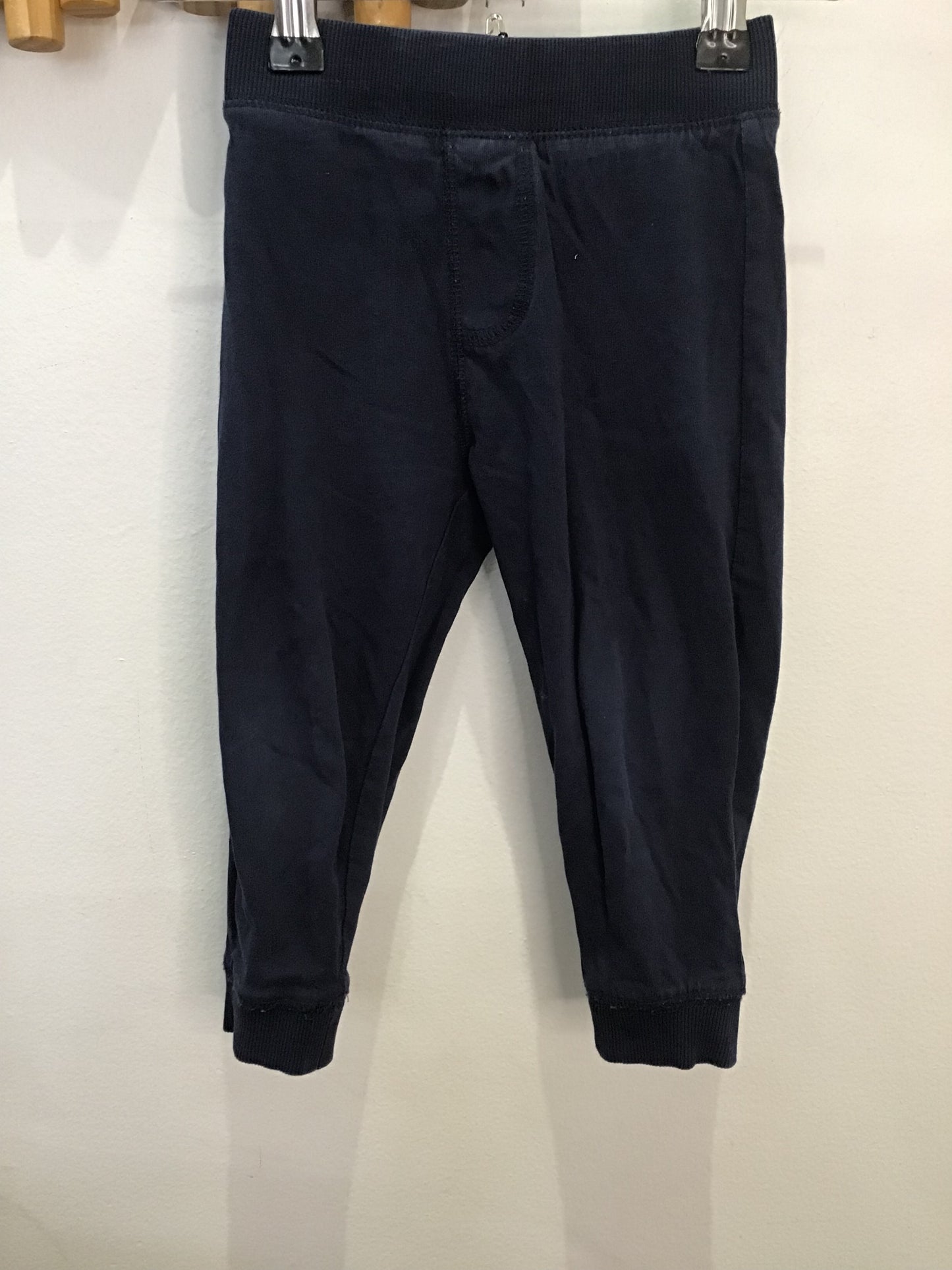 Navy cotton pants 2y