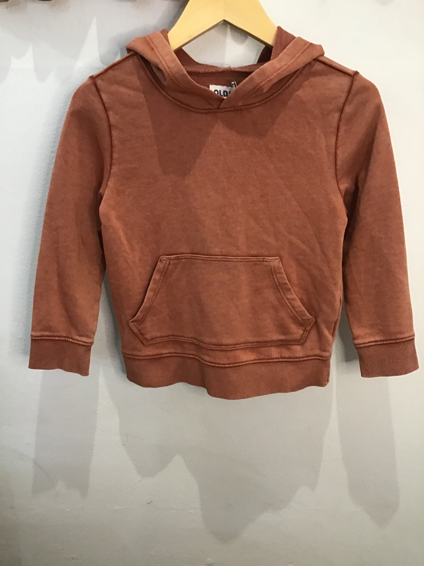Rust soft hoodie 4y