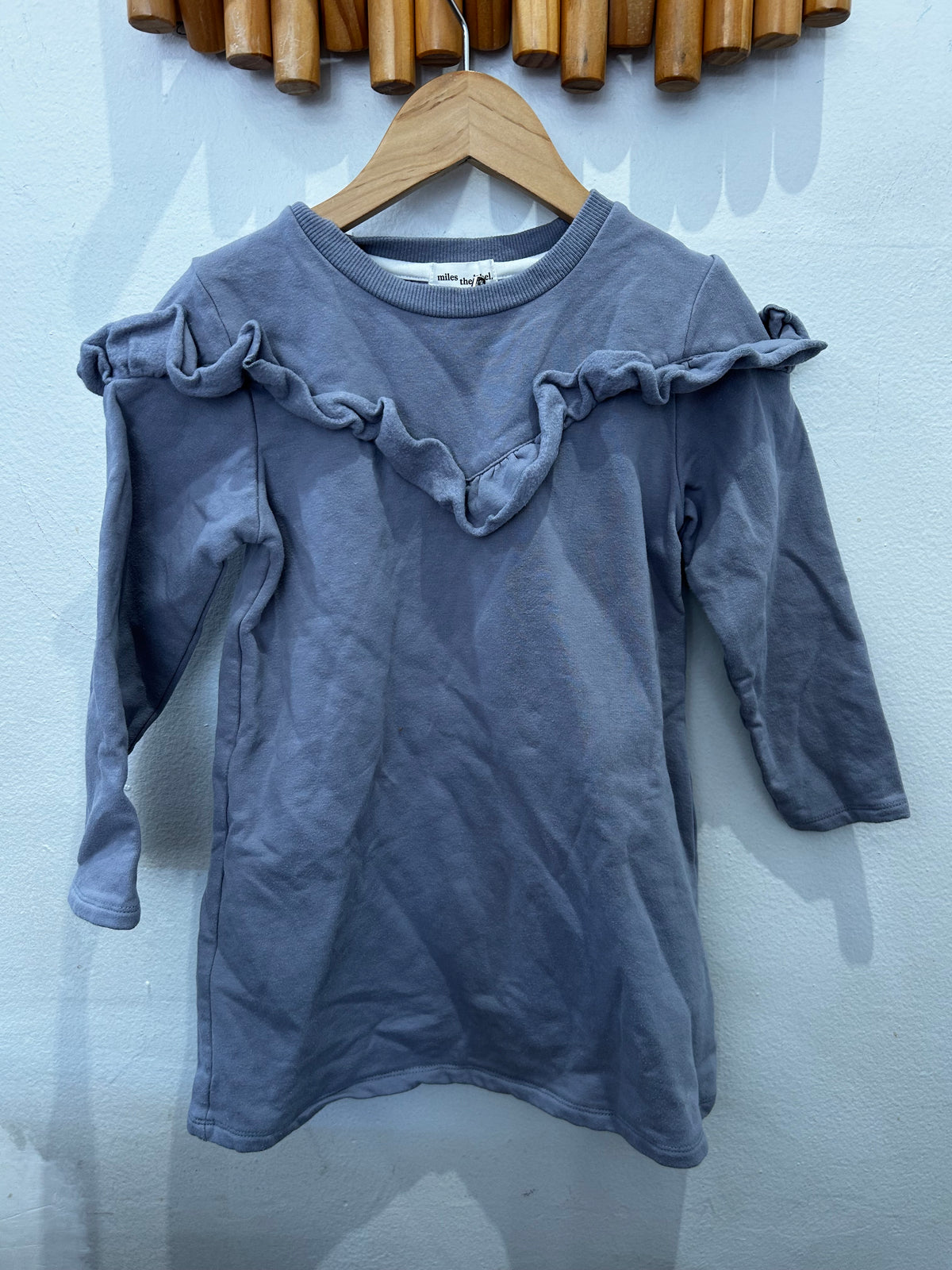 Miles the Label grey tunic 4y