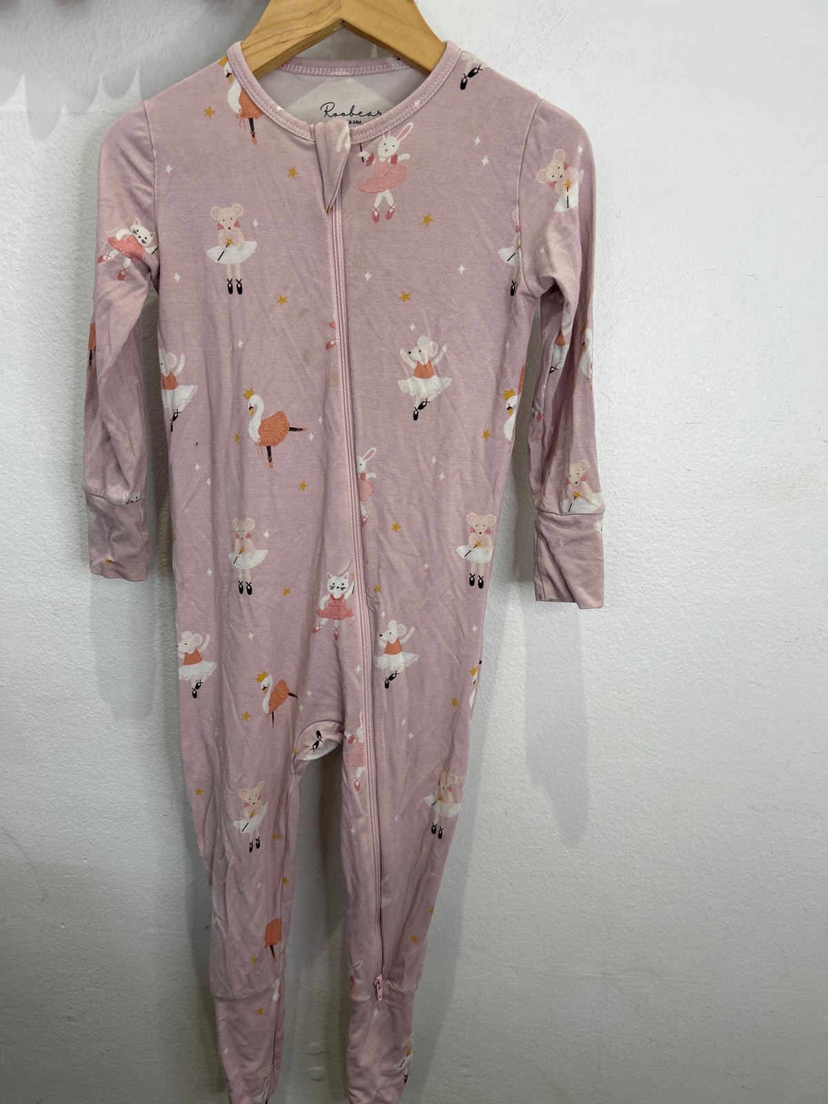 Roobear animal ballerinas sleeper 18-24m