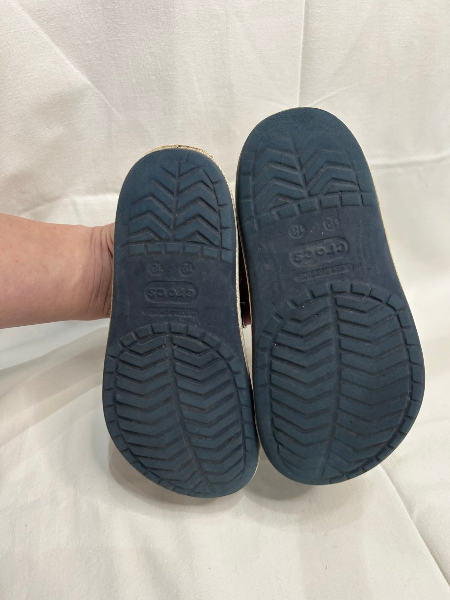 C12-13 blue two-shades Crocs