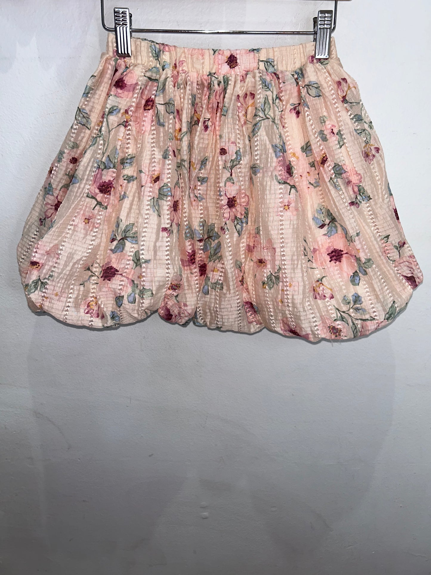 Floral bubble skirt 6-8y