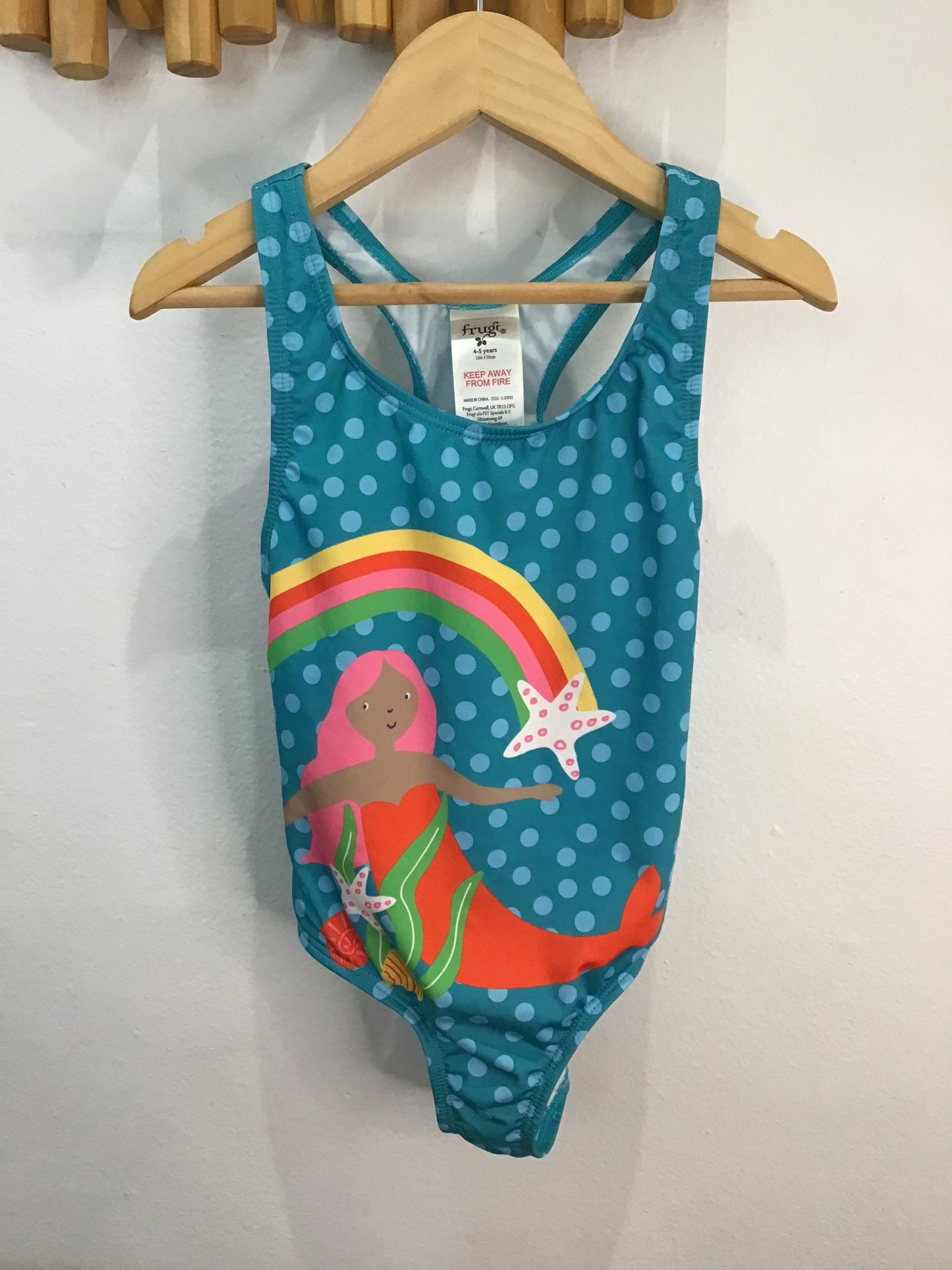 Swimsuit brown mermaid Frugi 4-5y