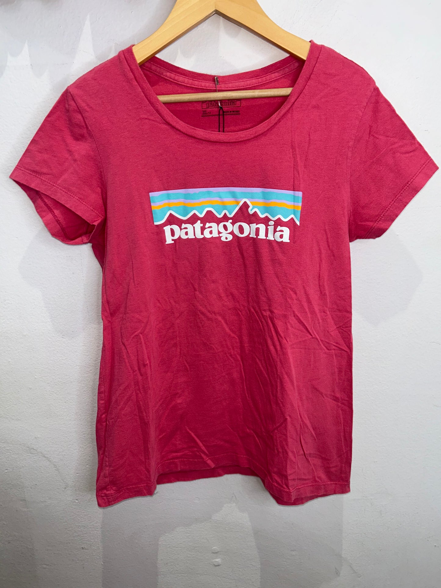Patagonia pink tee 14y
