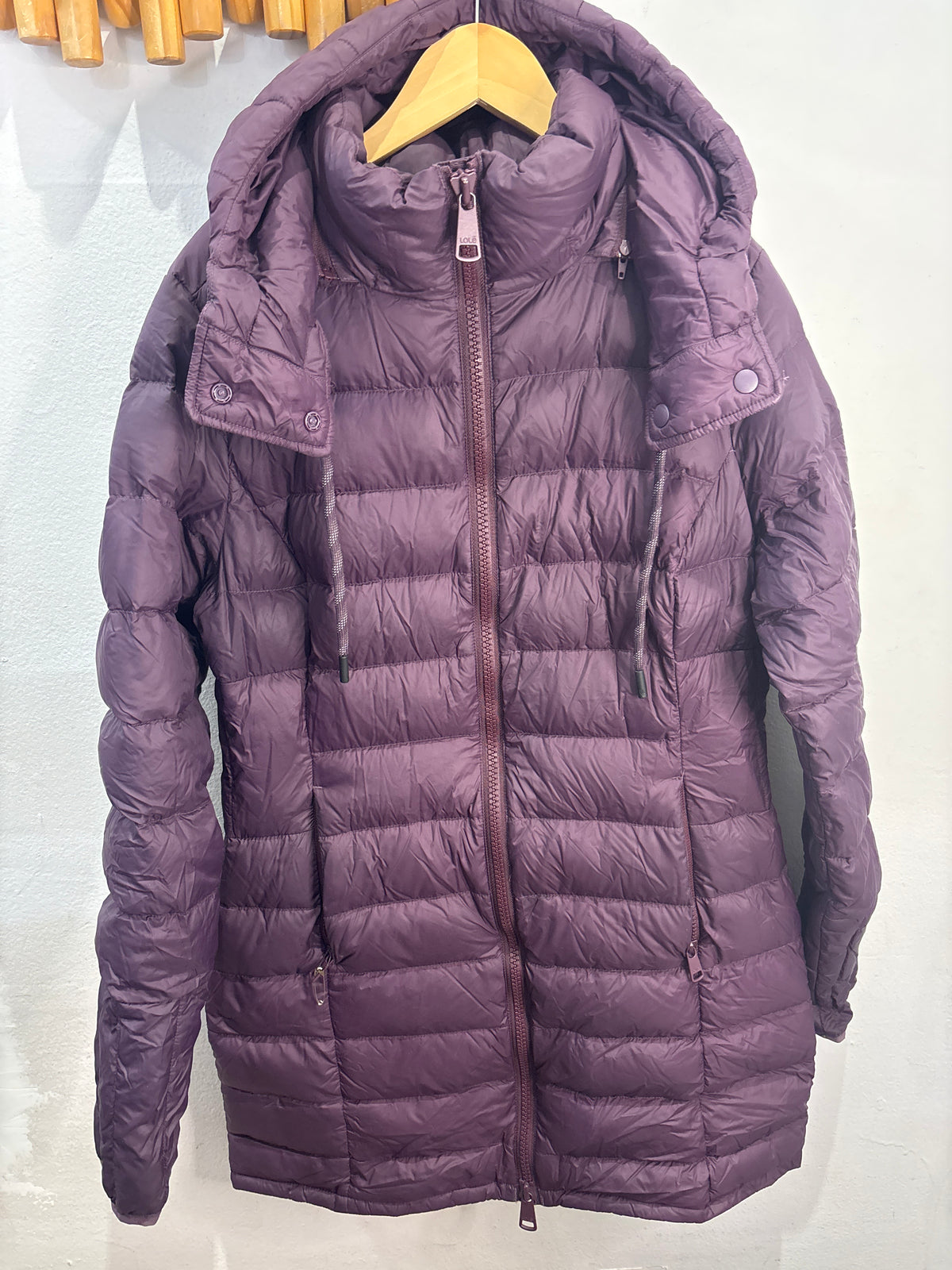 Lole plum puffer jacket - adult XS