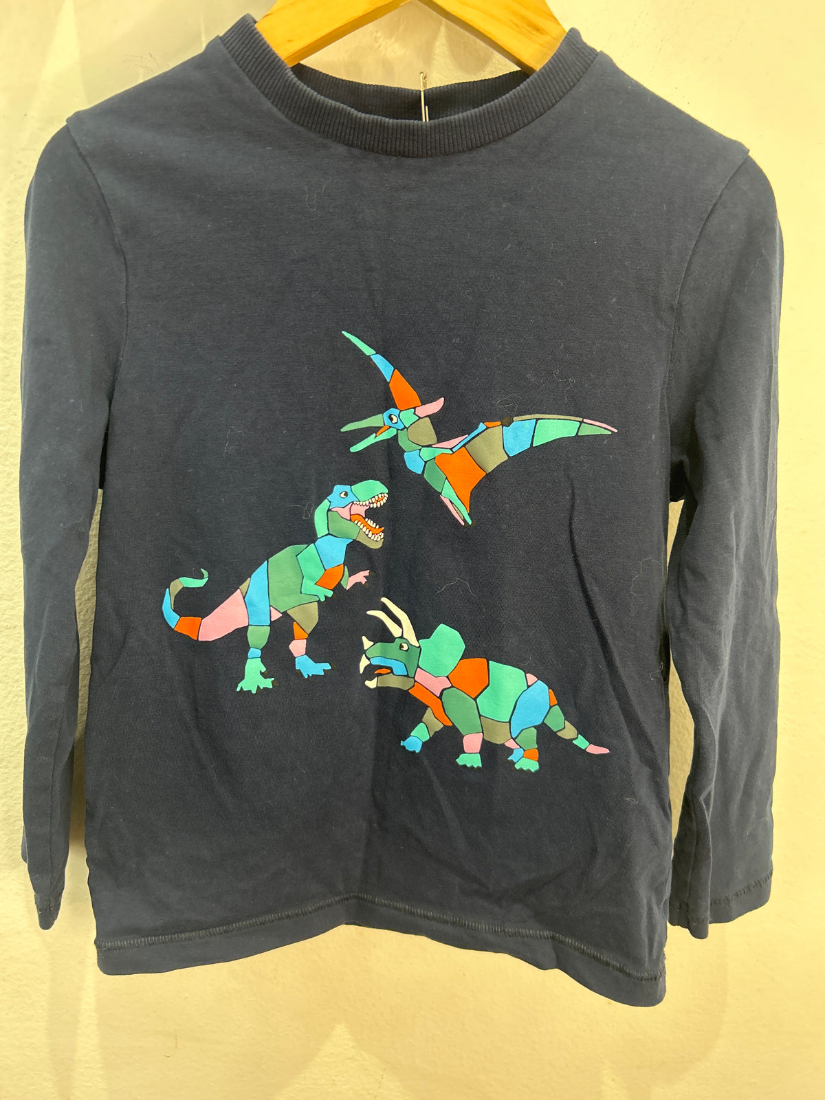 Puzzle dinos longsleeve 5-6y