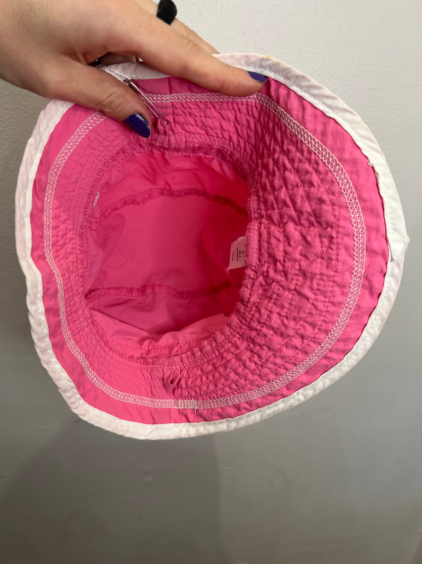 Pink sunhat 1-3y