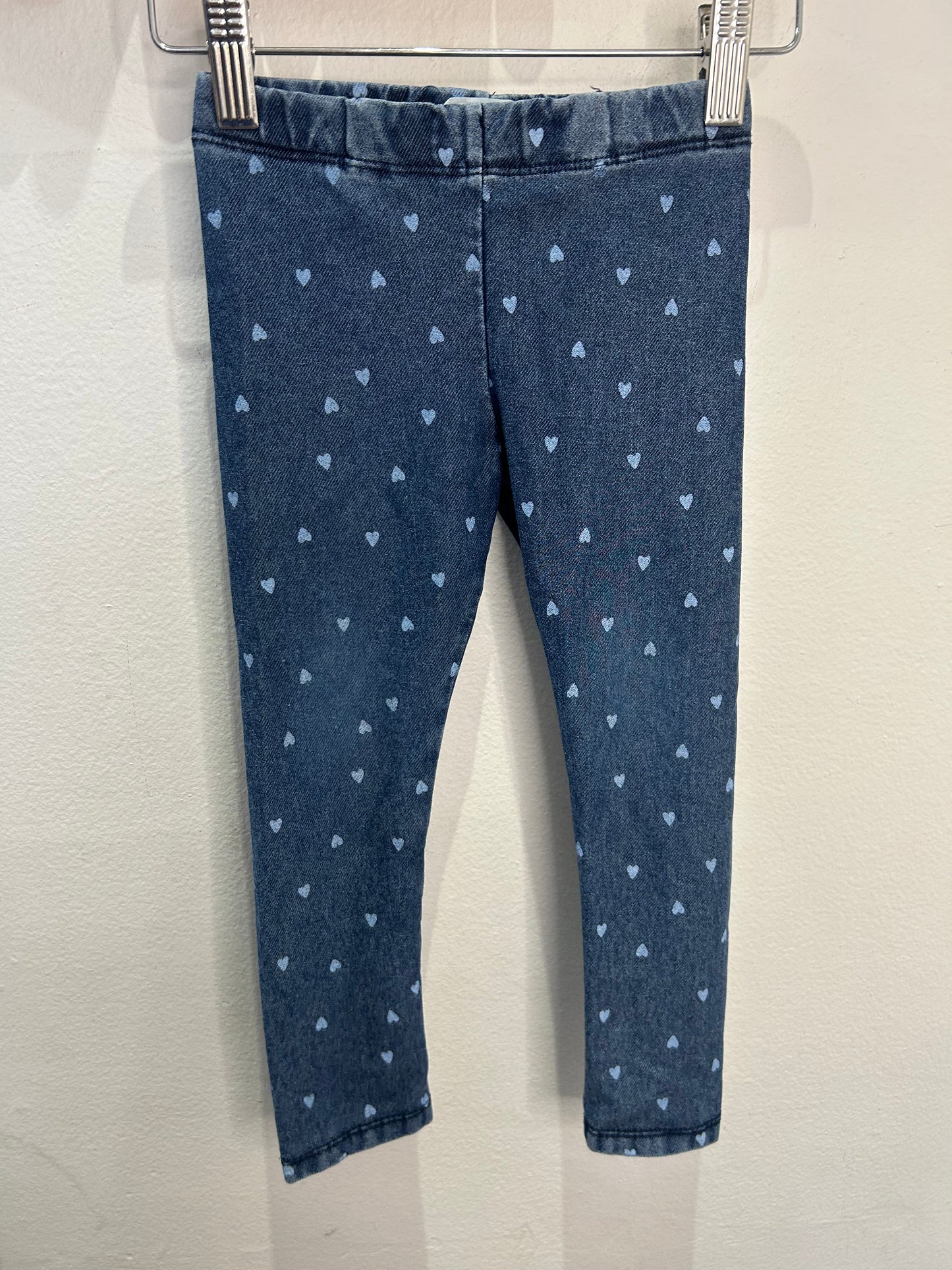 Hearts jeggings 2-3y