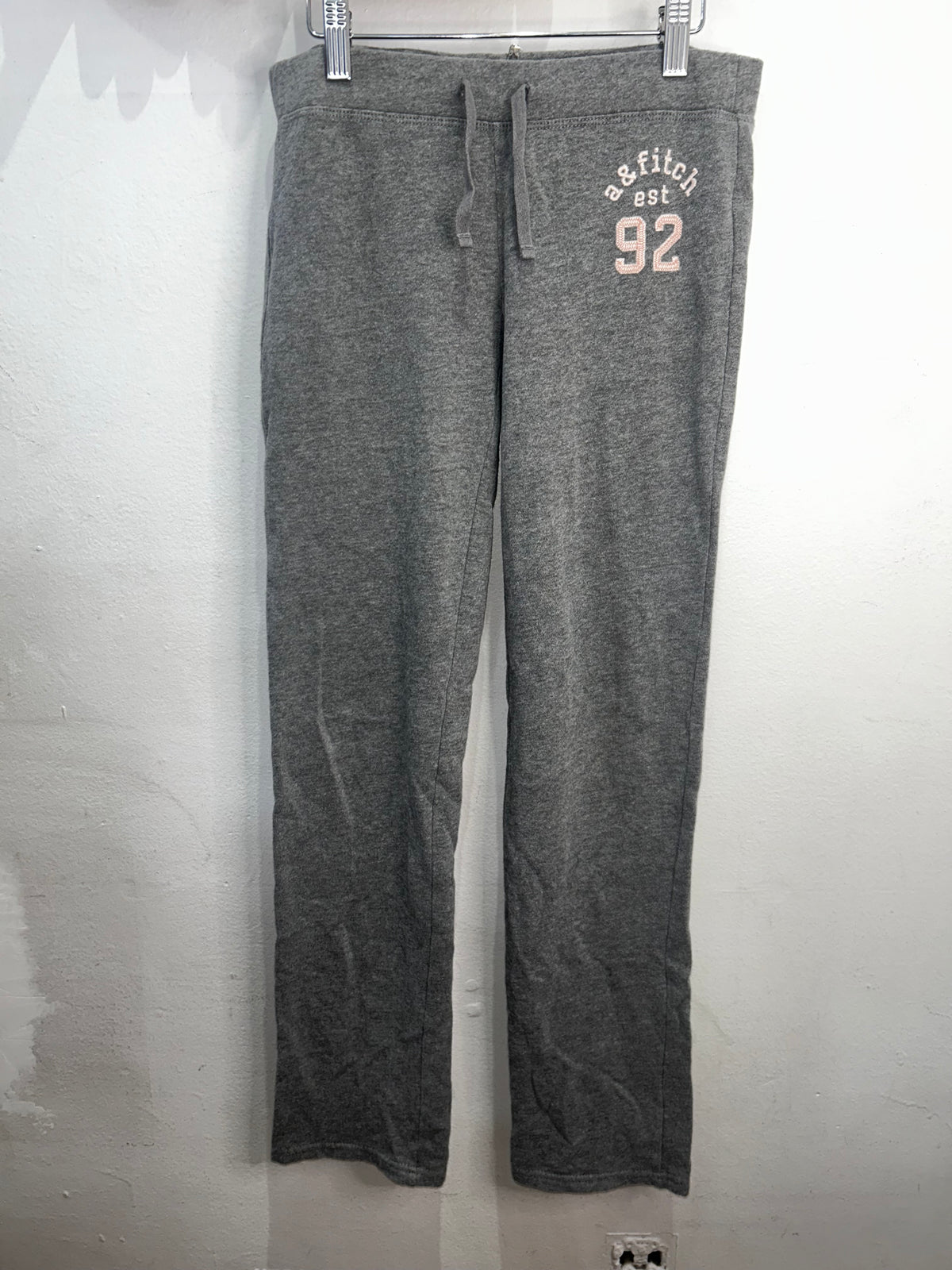 Grey knit pants 14y
