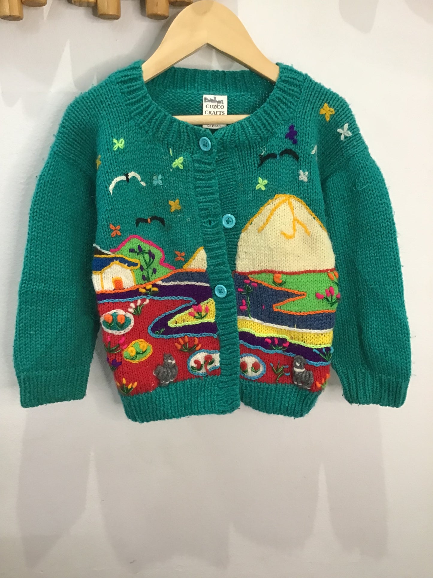 Peruvian knit sweater 3y*