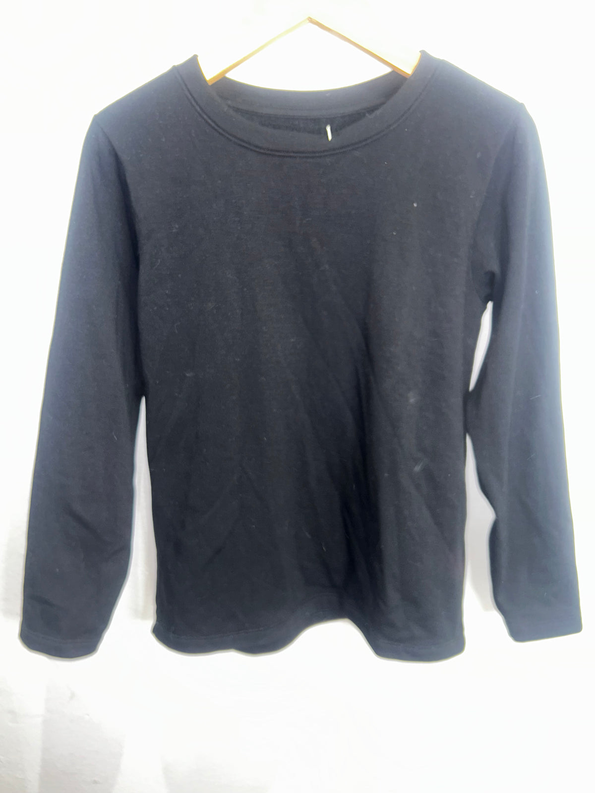 Black heattech ultawarm pullover 7-8y