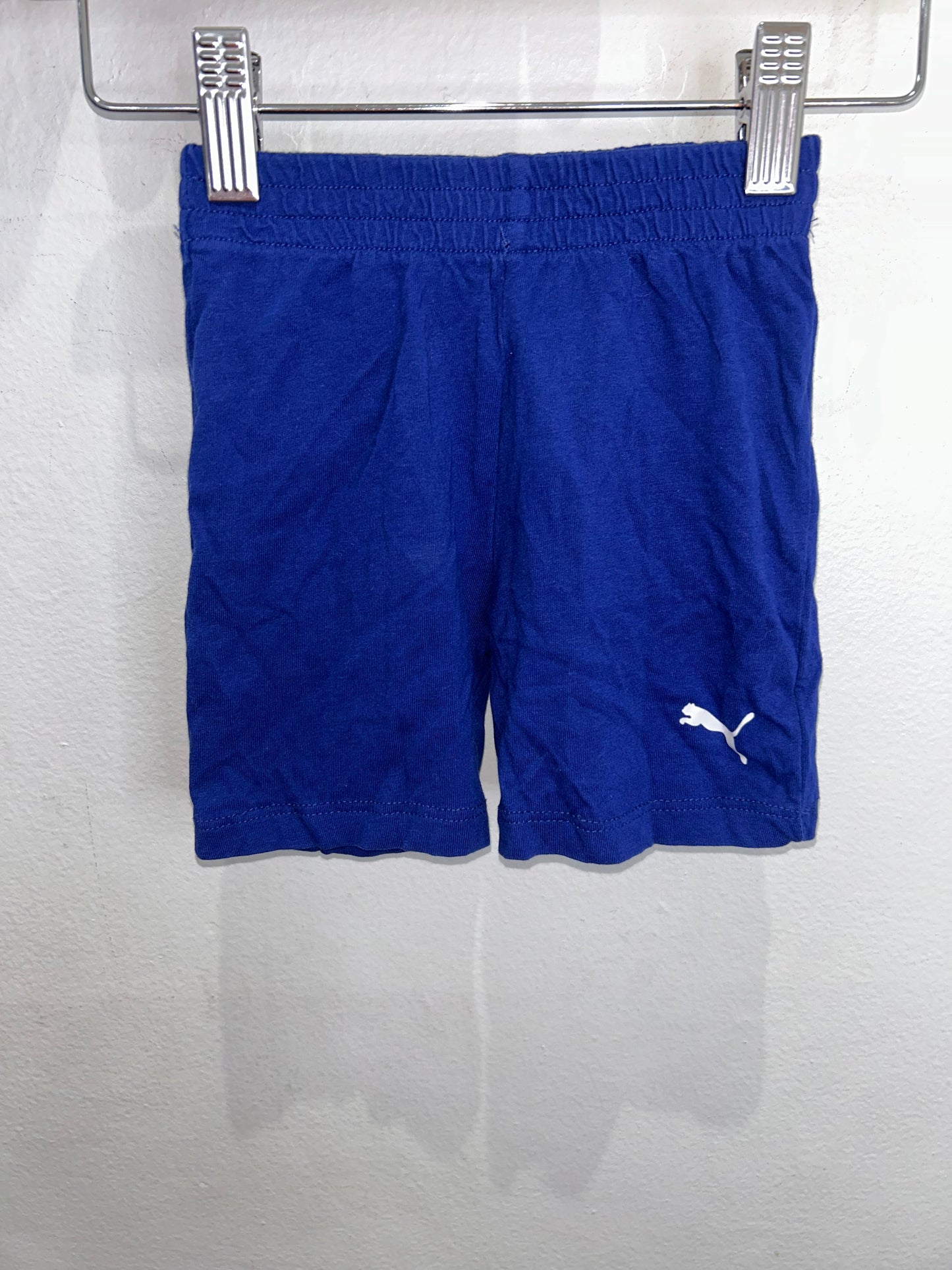 Blue Puma cotton shorts 6-9m