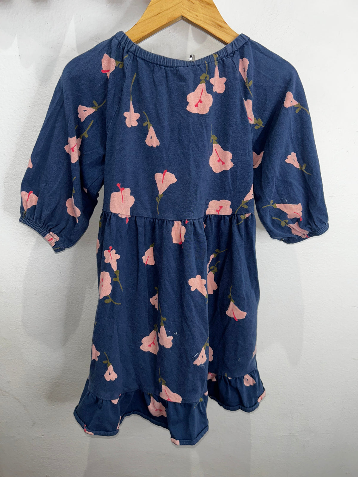 Tea Collection blue tulips dress 4y