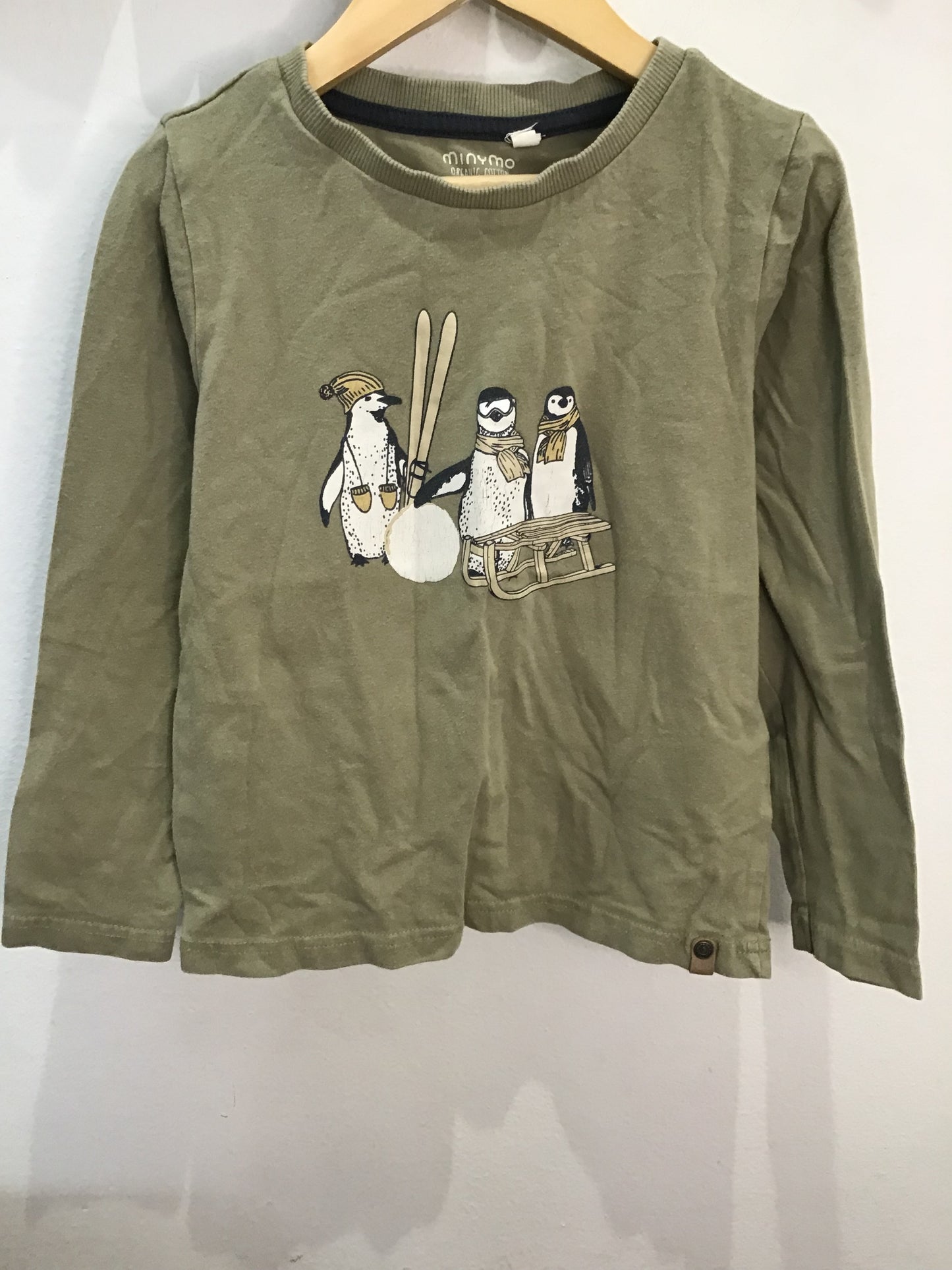 Penguins skiing longsleeve 5y