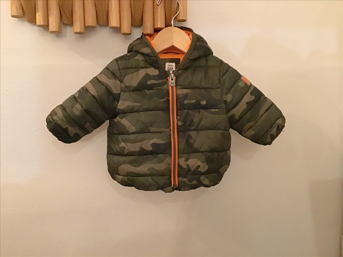 Camo lighter puffer 0-3m