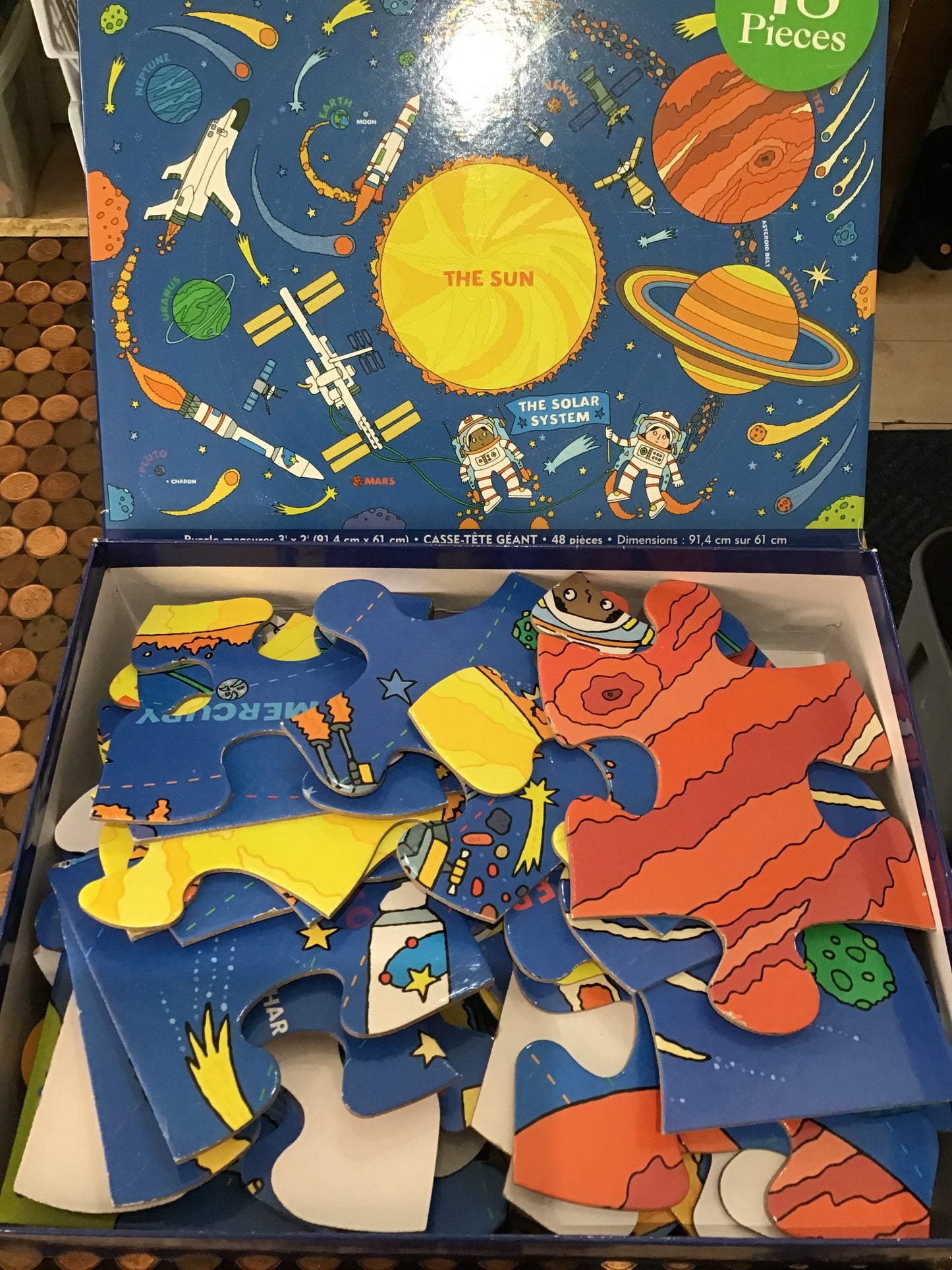 Peter Pauper solar system puzzle 48 pieces
