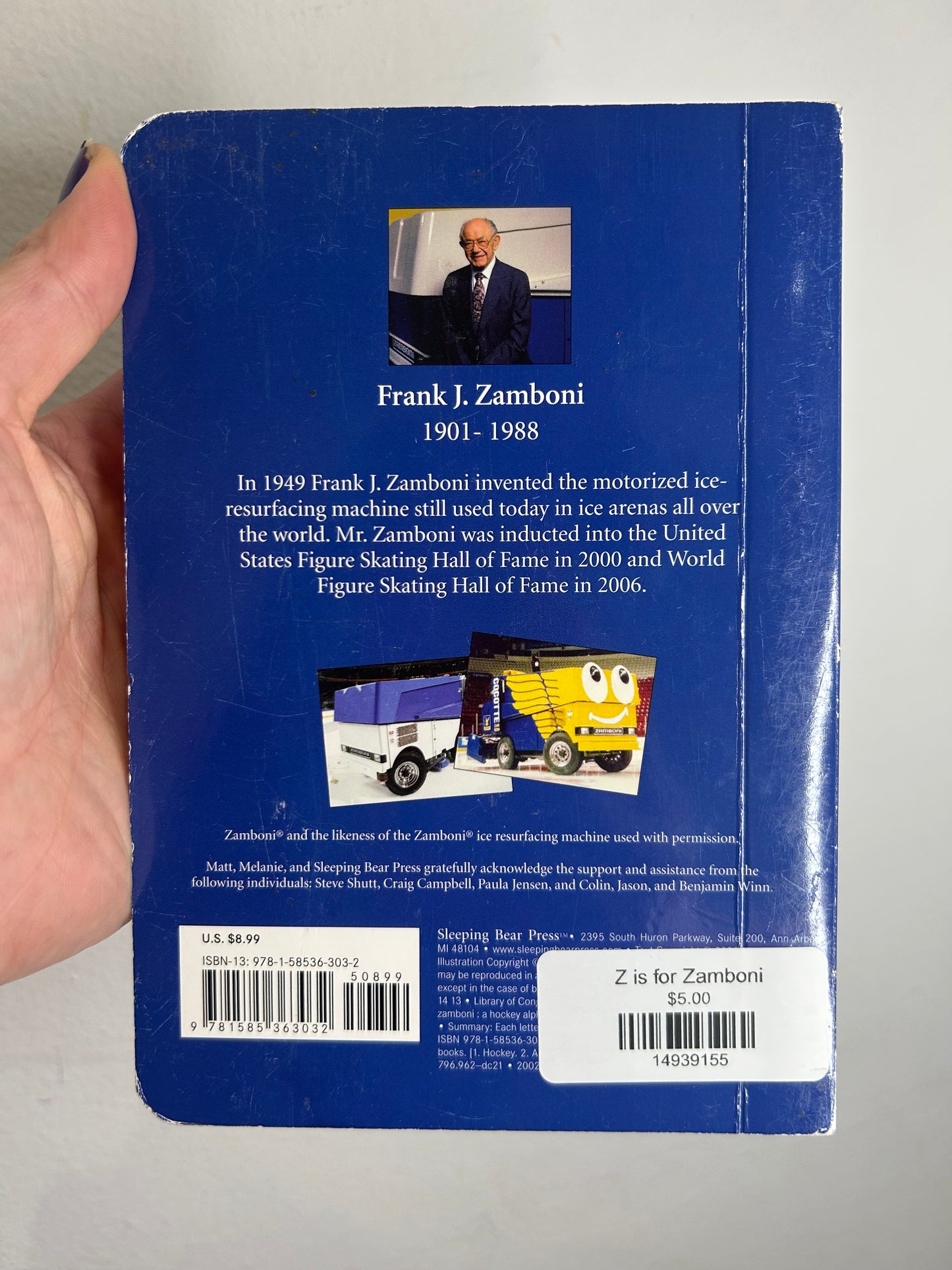 Z is for Zamboni