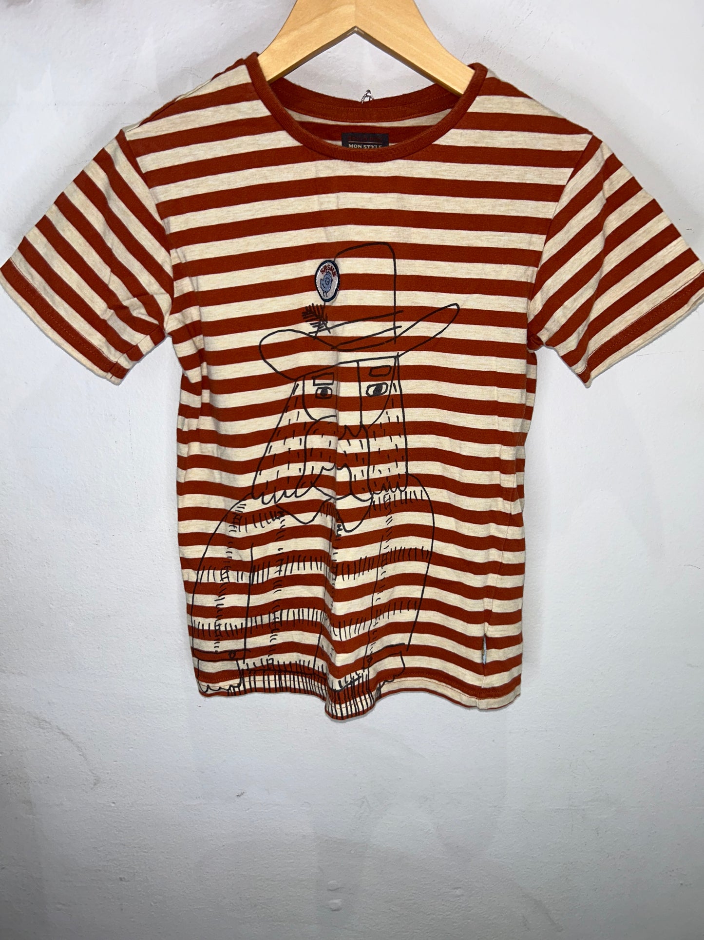Souris Mini man drawing tee 7y