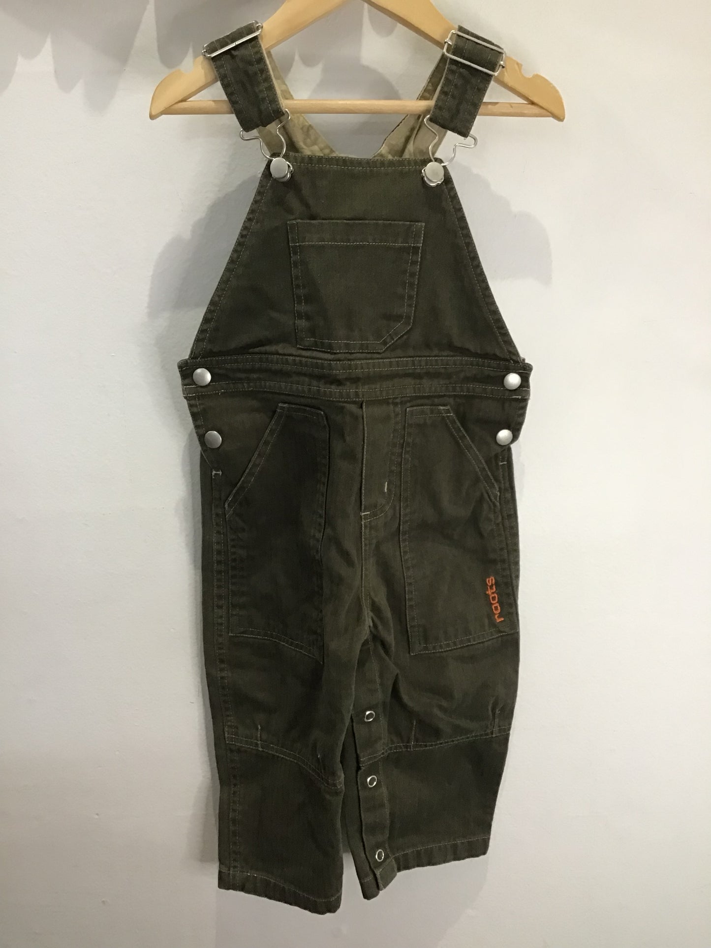 Oversized overalls green 18-24m