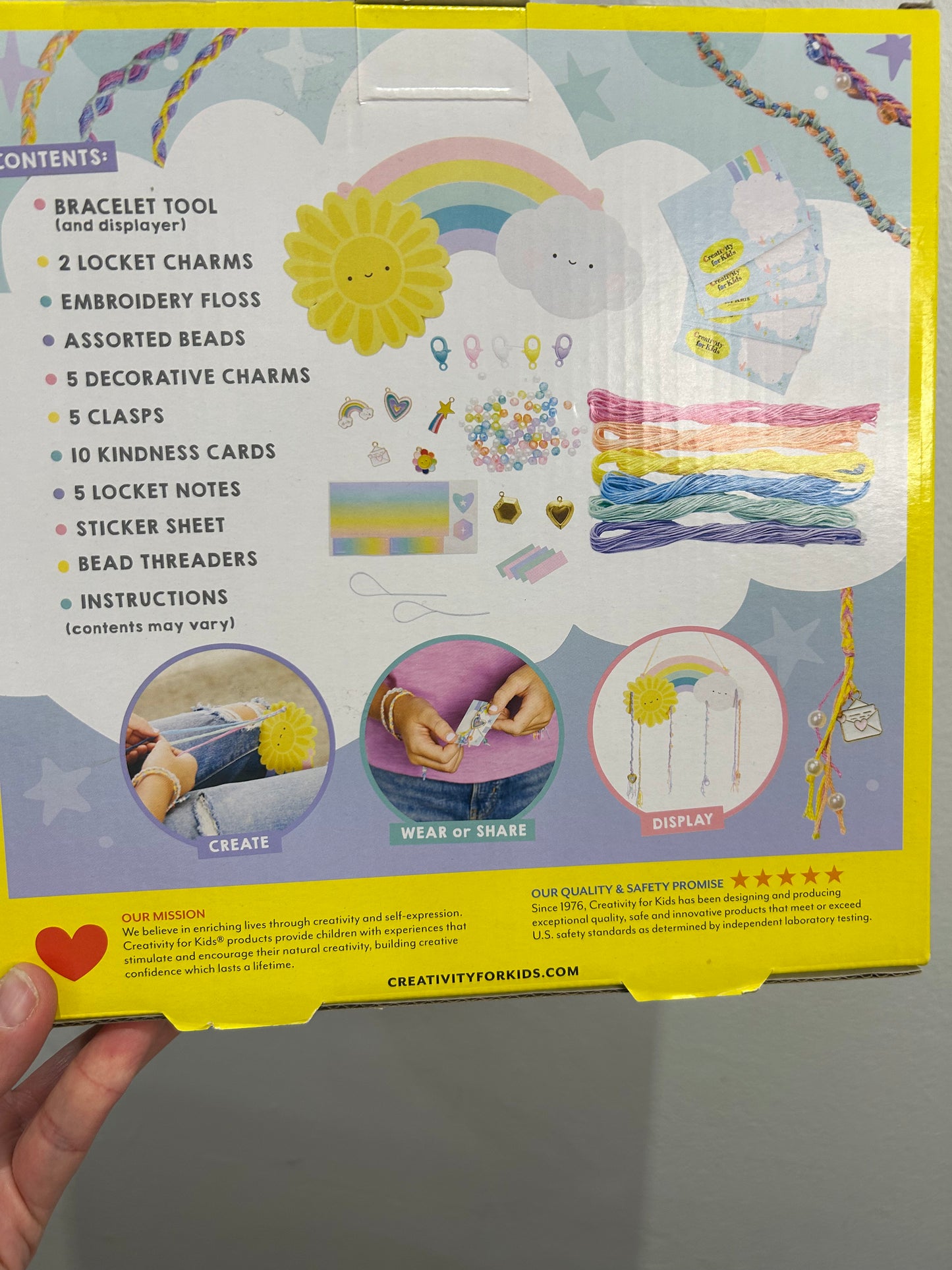 Creativity for kids friendship bracelet kit NEW