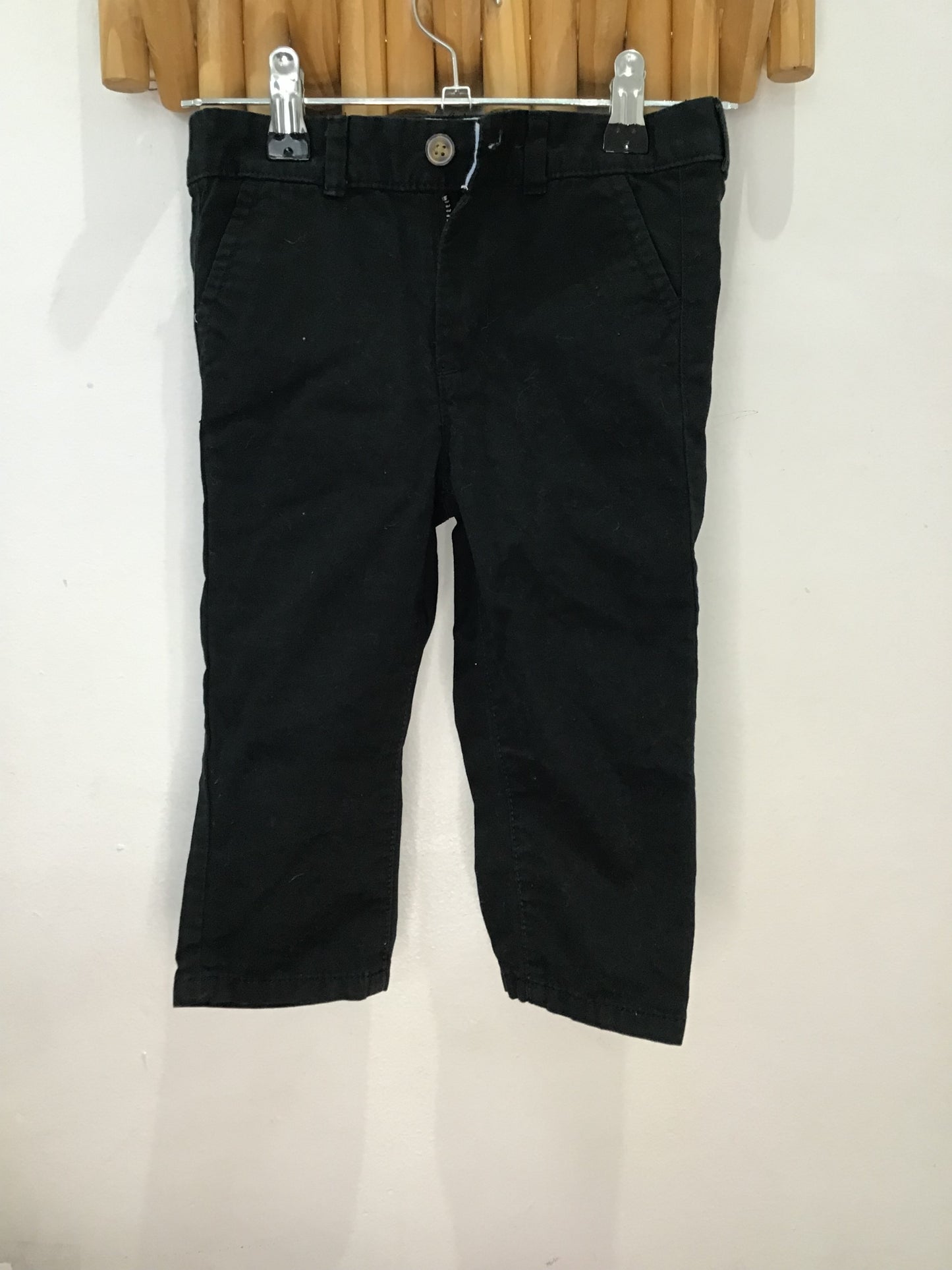 Pants dressy cotton black 24m