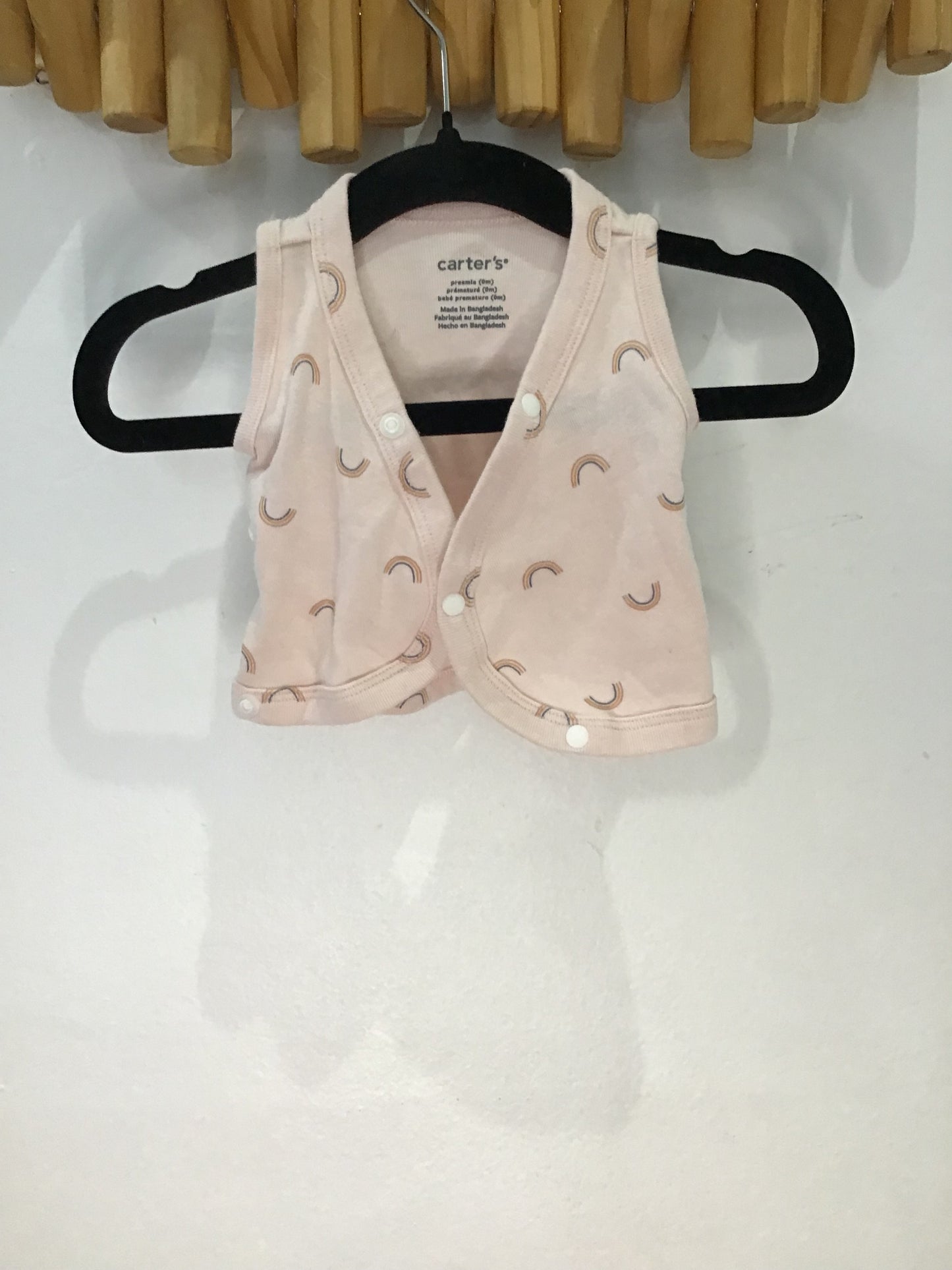 Rainbow cotton vest - premie