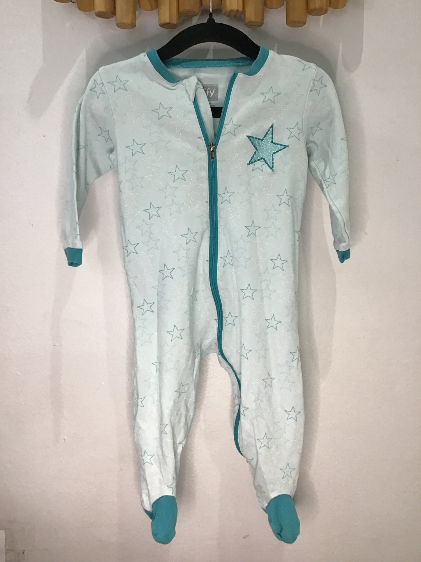Sleeper teal stars 9m