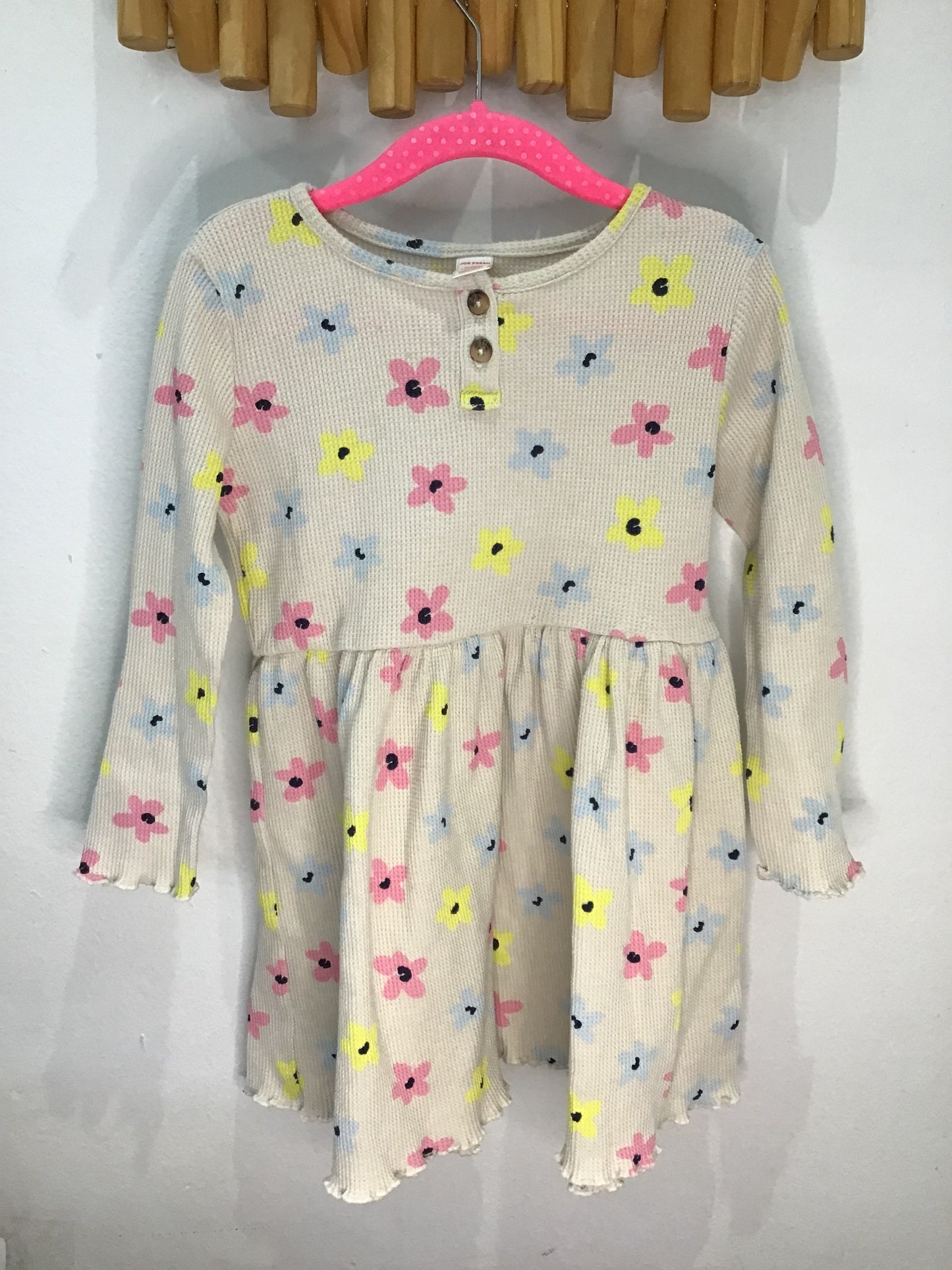 Dress pastel flowers 4y