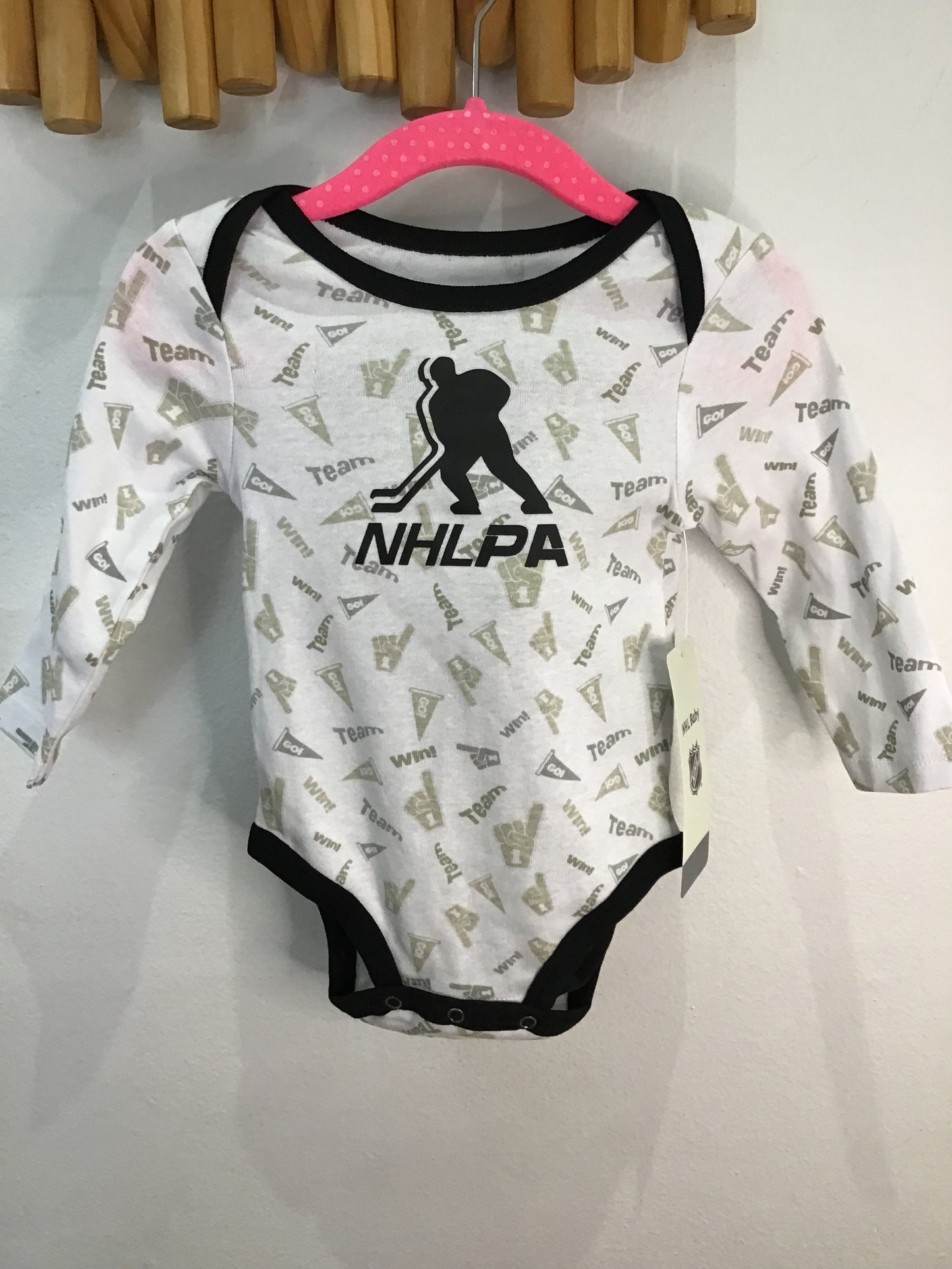 NHLPA onesie set 9m NEW