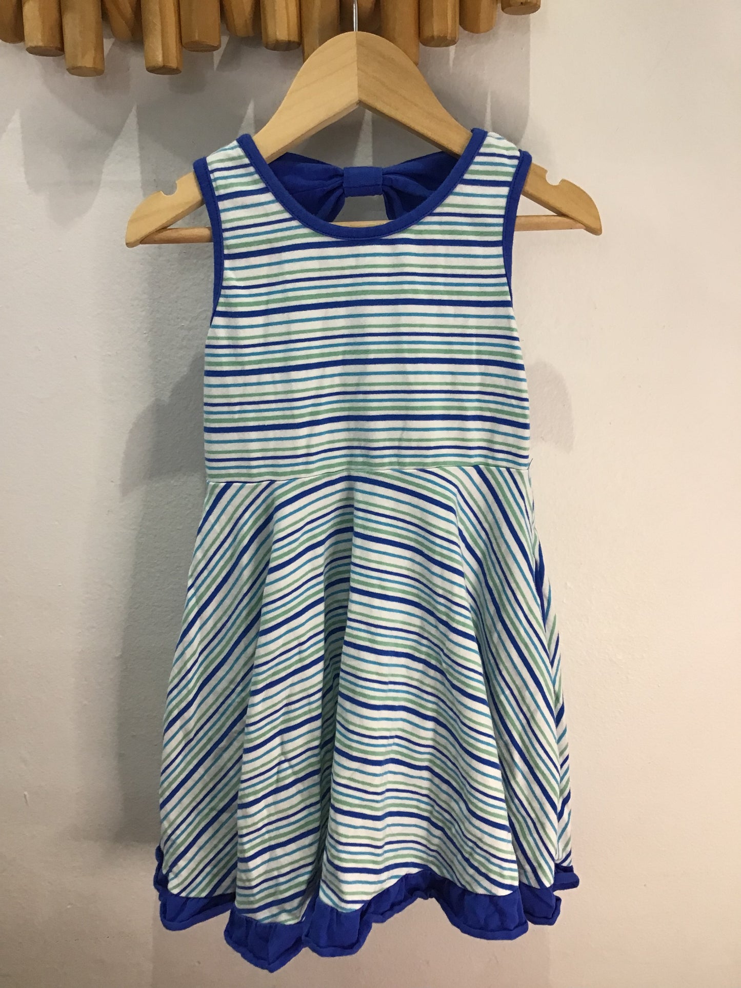 Dress blue stripe 2y
